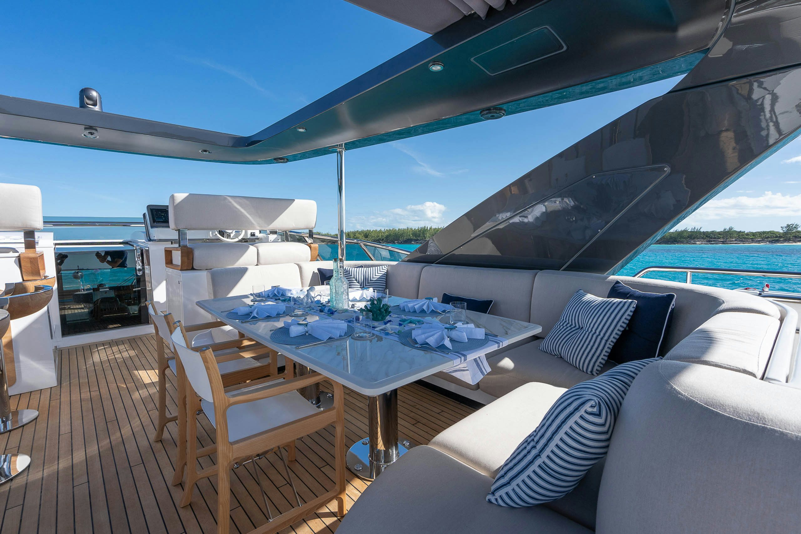 a boat on the water aboard SEA OWL Yacht for Charter