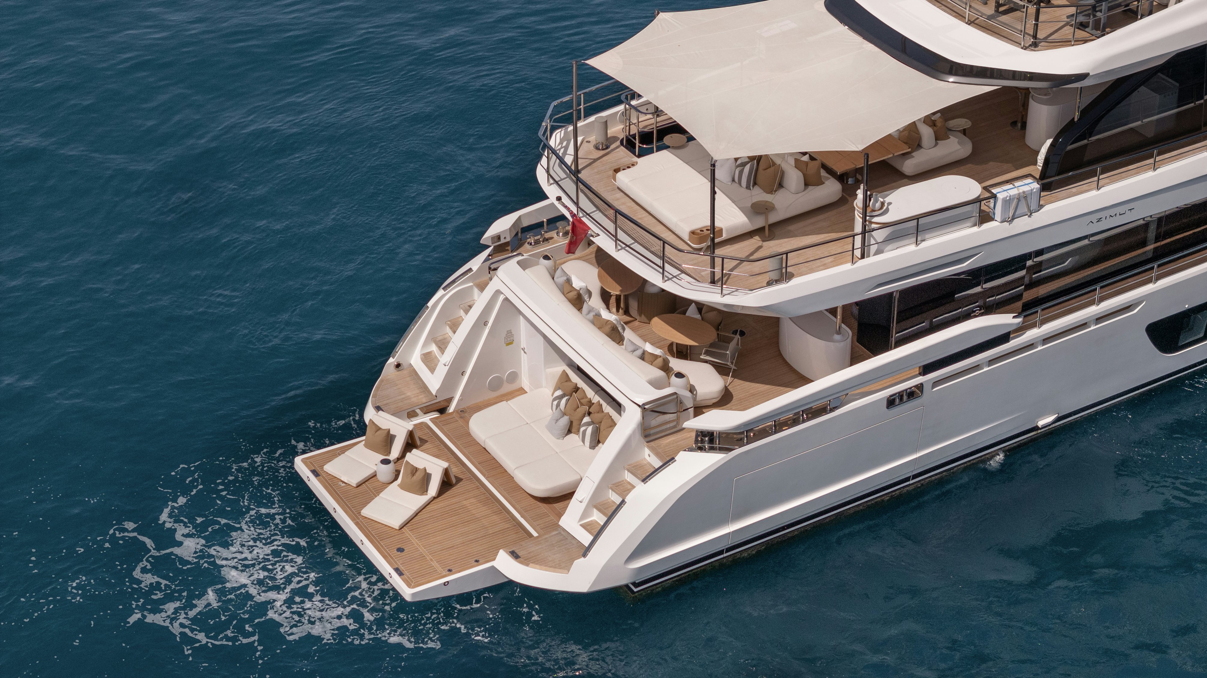 a boat on the water aboard H Yacht for Sale