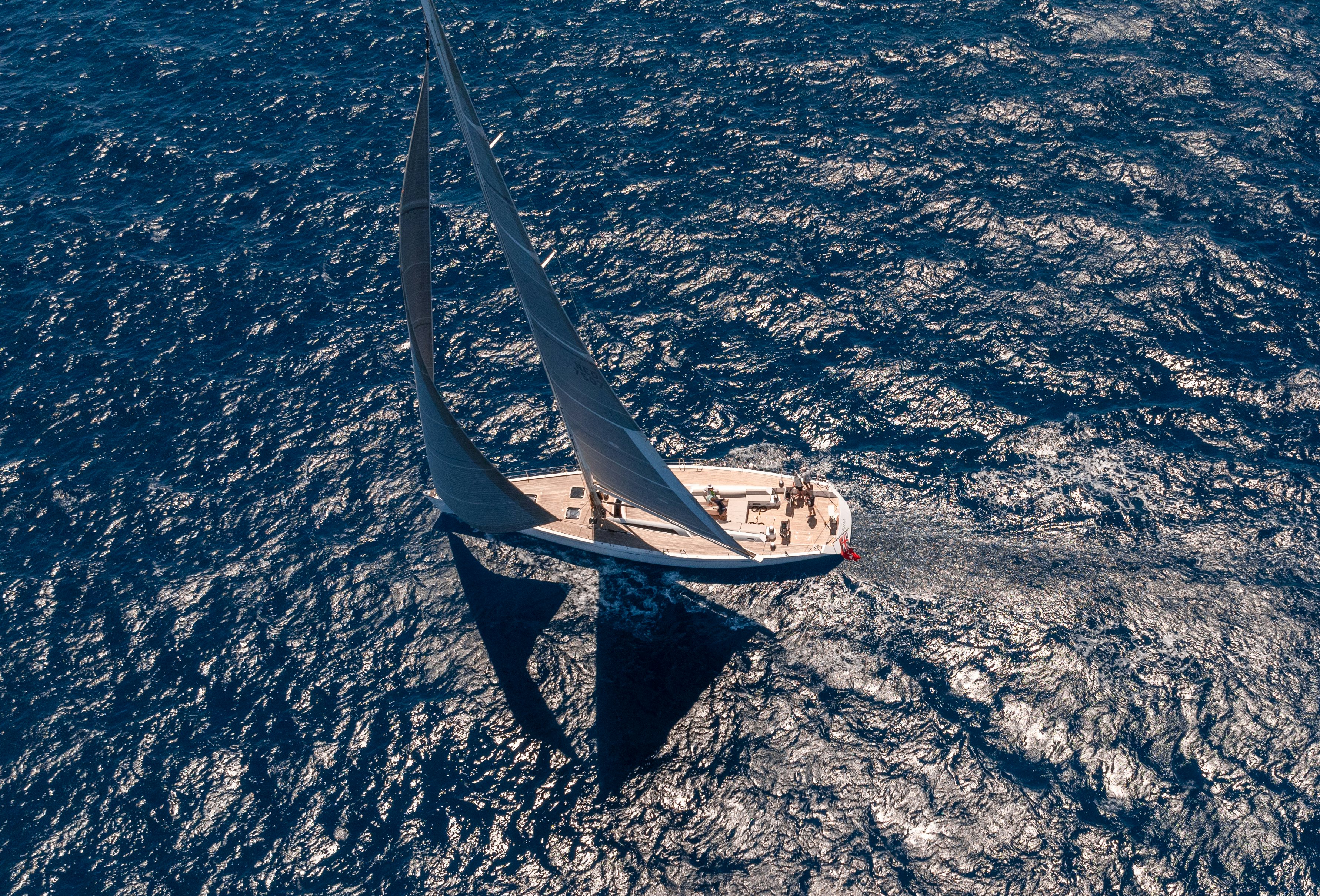 a boat in the water aboard FRIDA Yacht for Sale