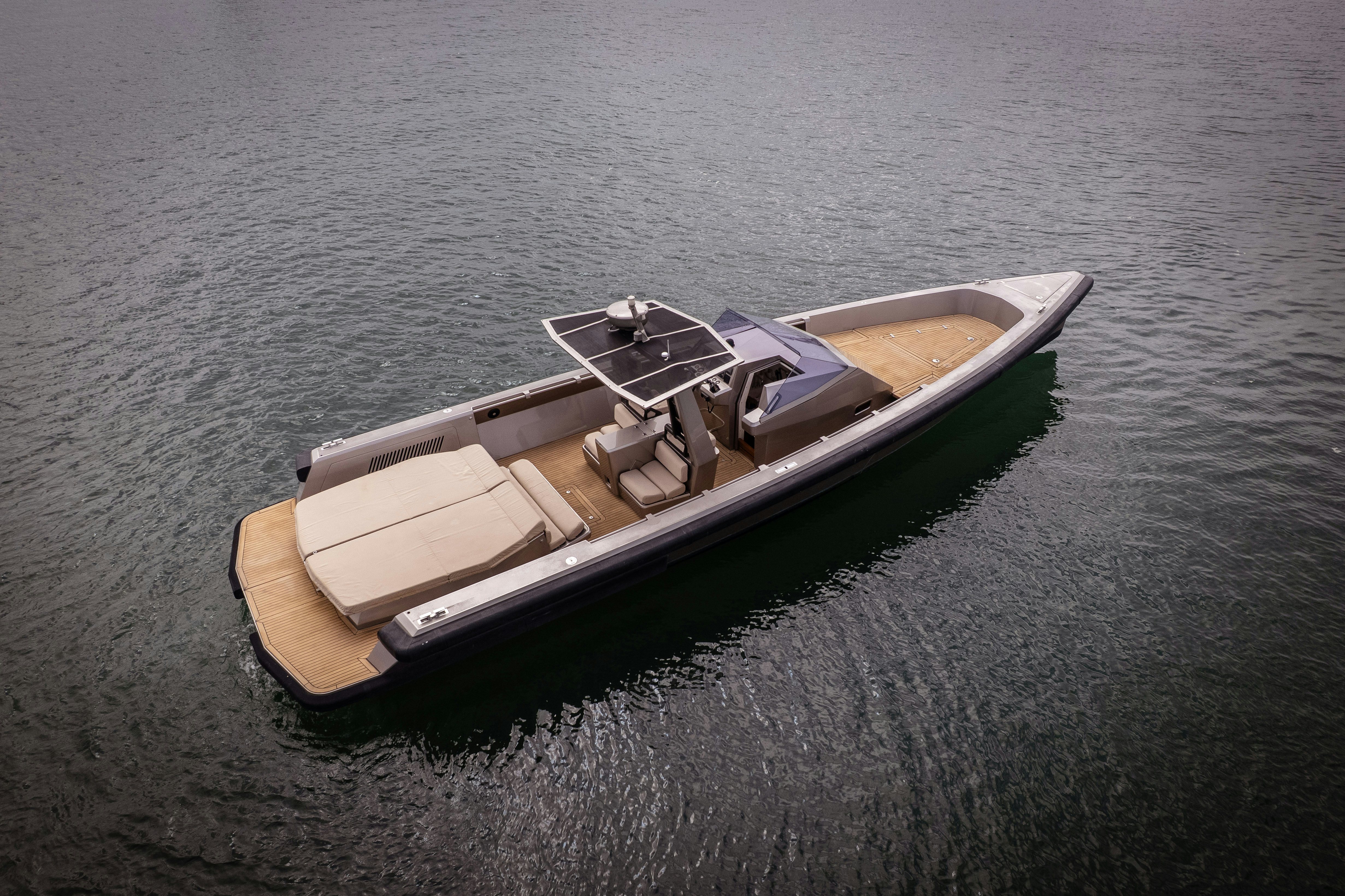 a boat on the water aboard FAN SEA II Yacht for Sale