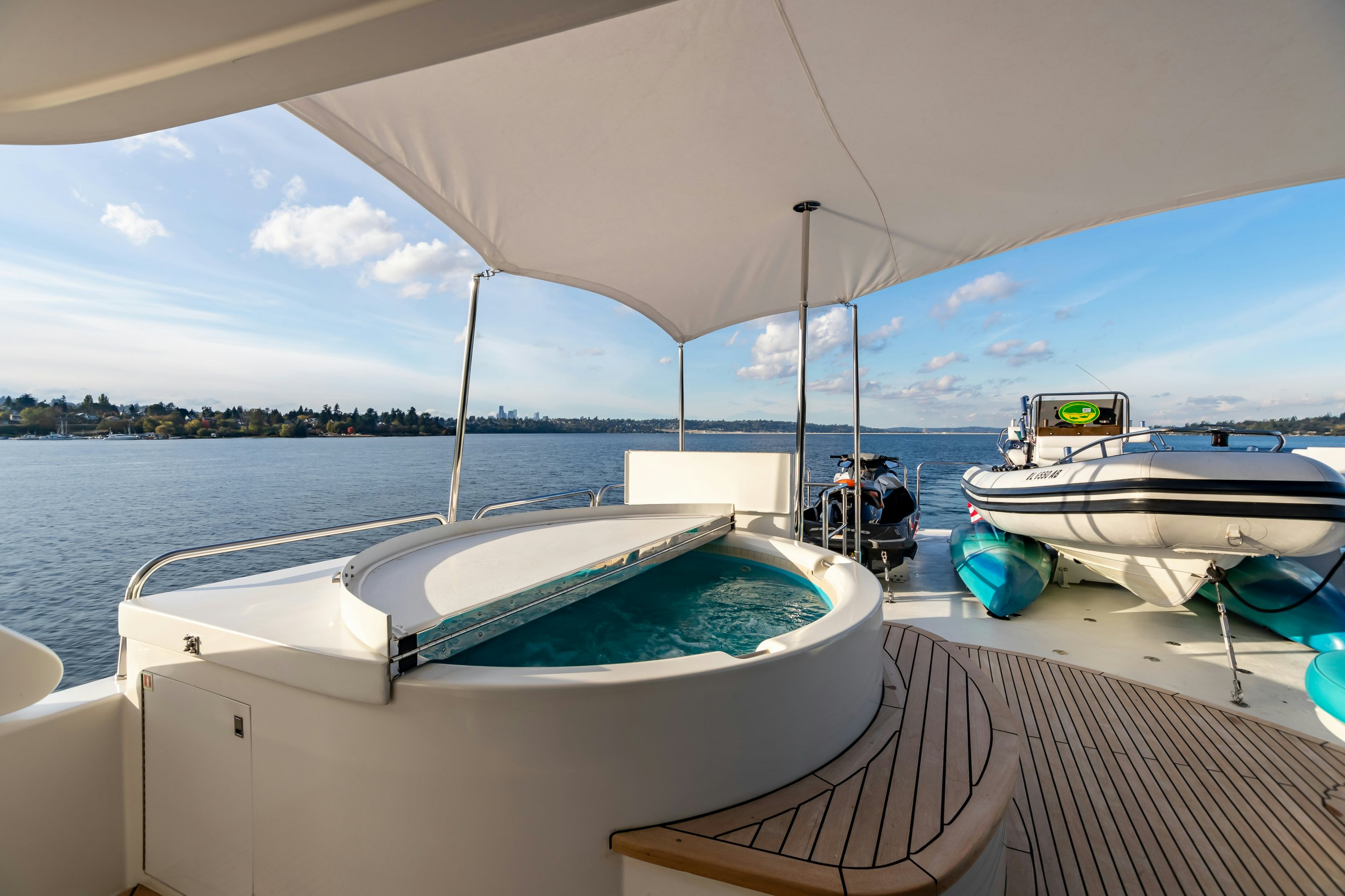 a boat on the water aboard SERENGETI Yacht for Charter