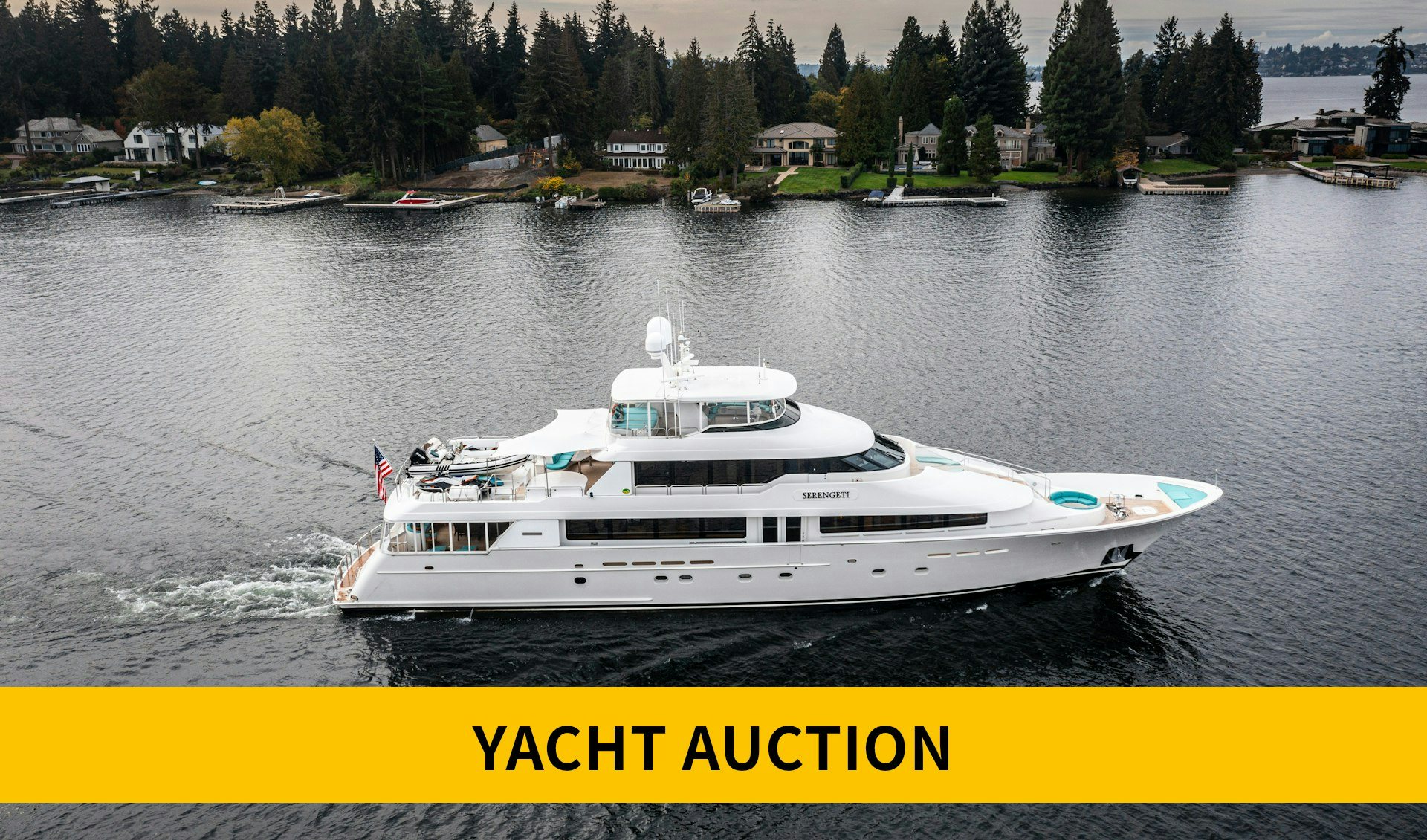 a boat on the water aboard SERENGETI Yacht for Sale