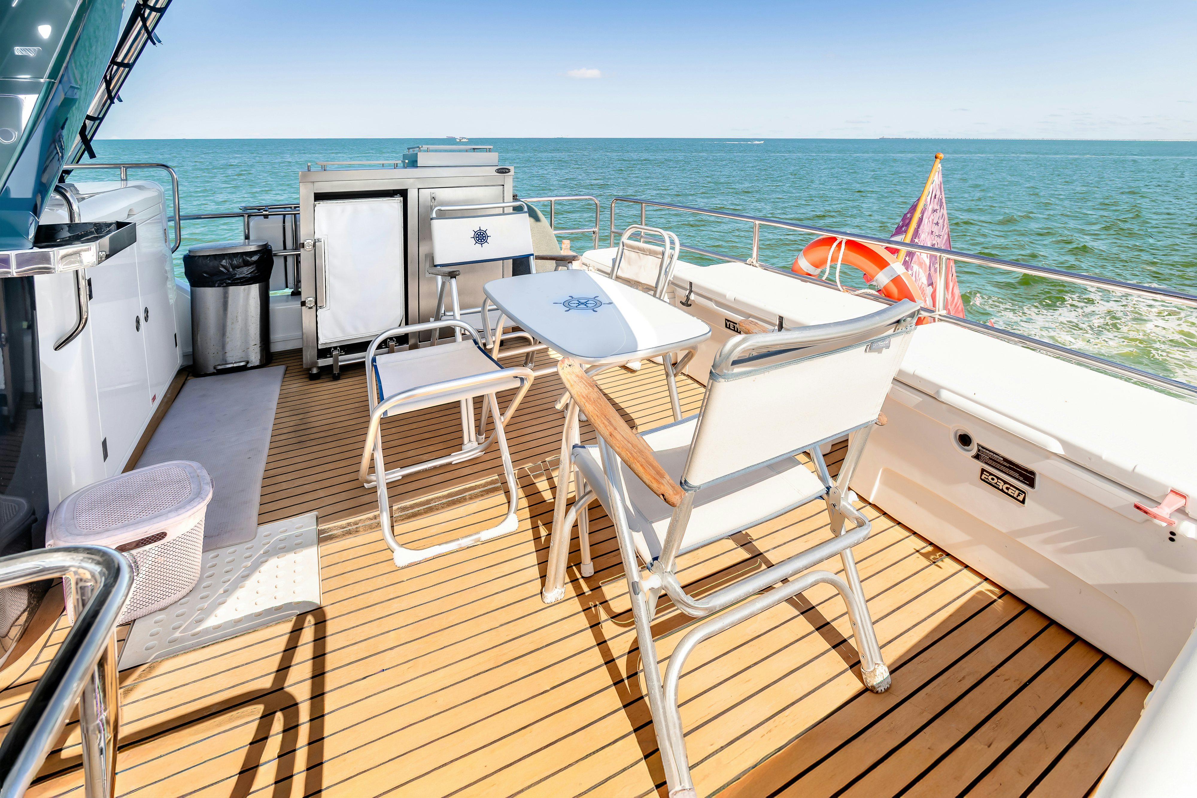 a boat on the water aboard VIAKAREY Yacht for Sale