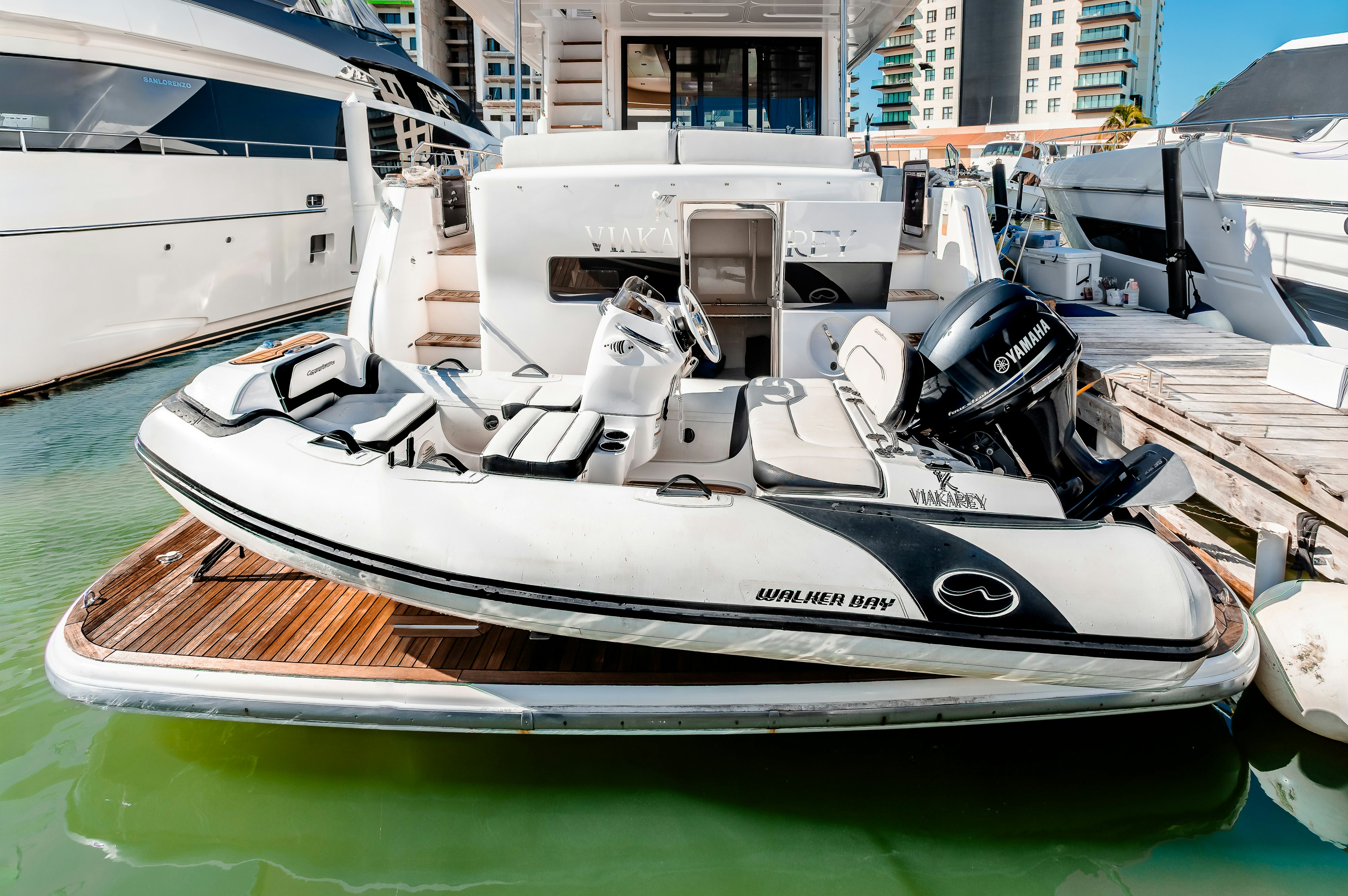 engineering drawing aboard VIAKAREY Yacht for Sale