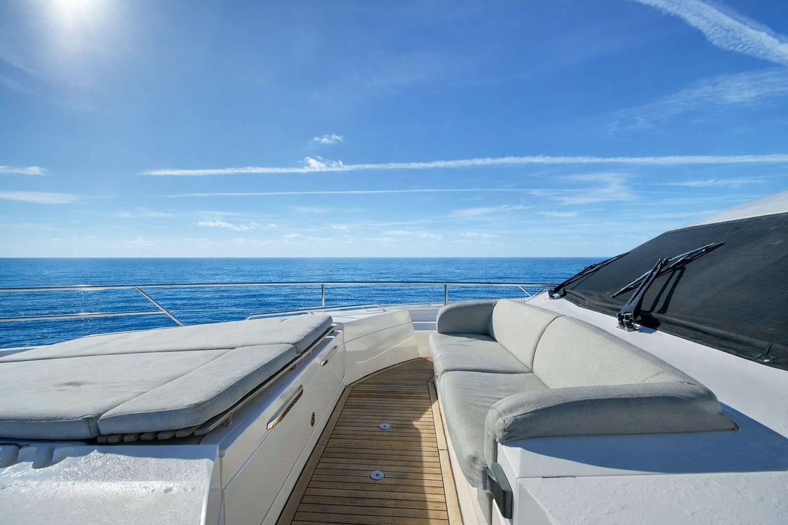 a boat on the water aboard GRAND CRU Yacht for Sale