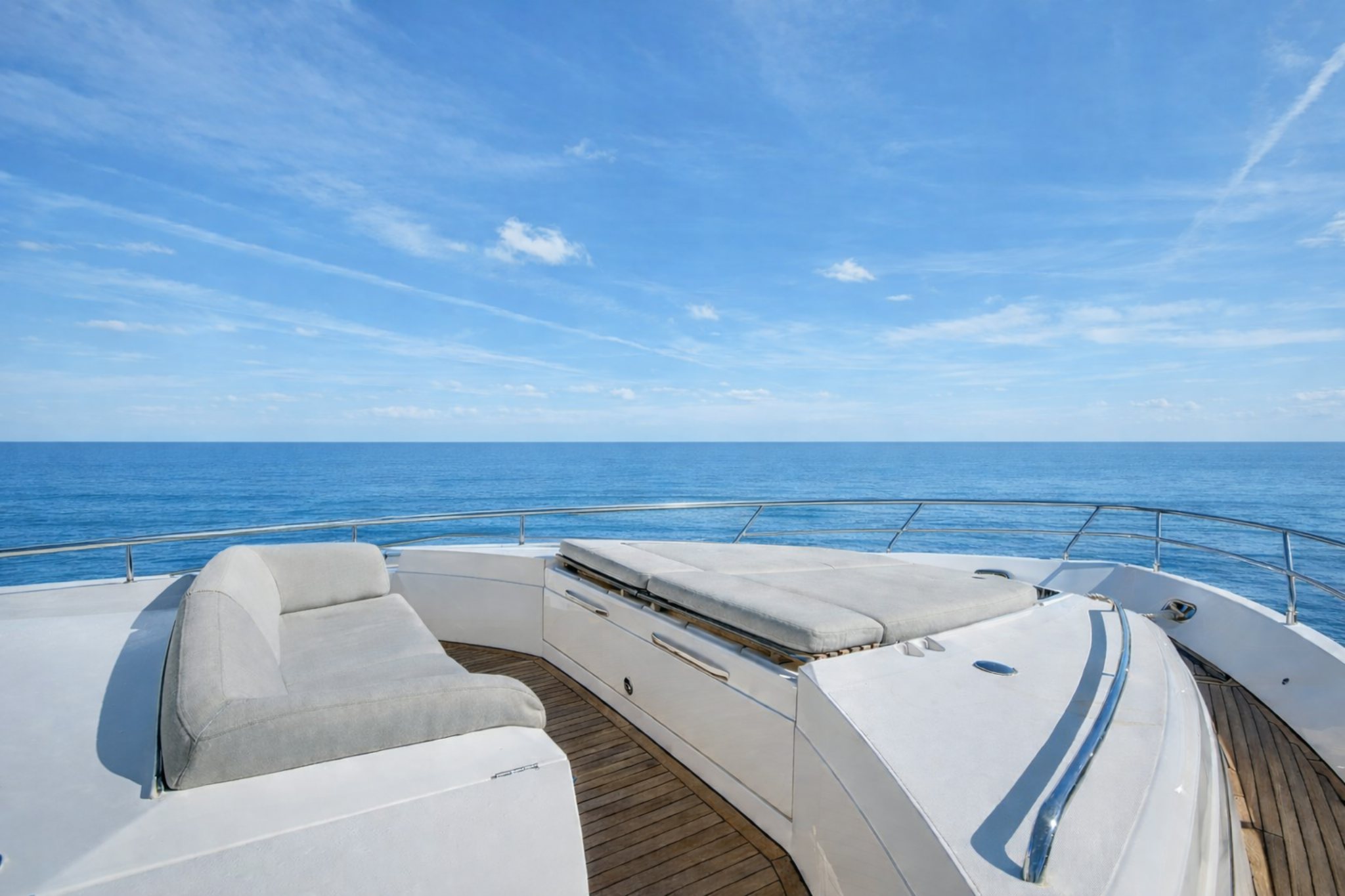 a boat on the water aboard GRAND CRU Yacht for Sale