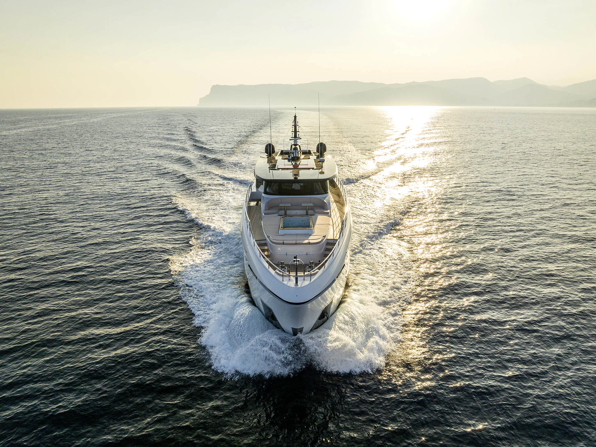 a boat on the water aboard ALKHADRA Yacht for Charter