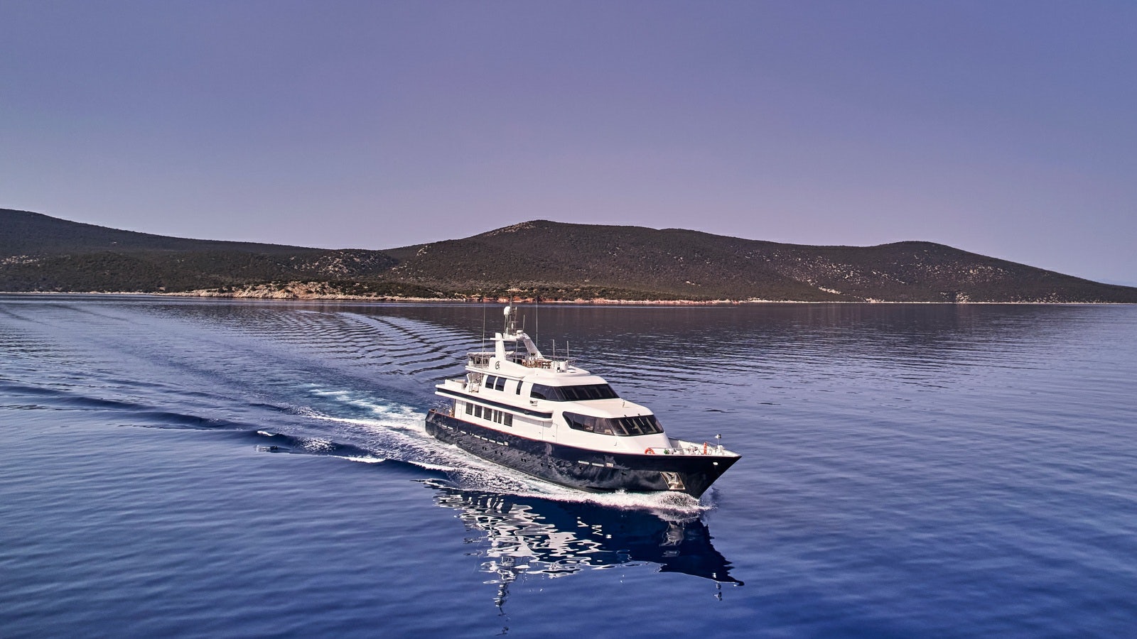 a boat on the water aboard GELLY Yacht for Charter