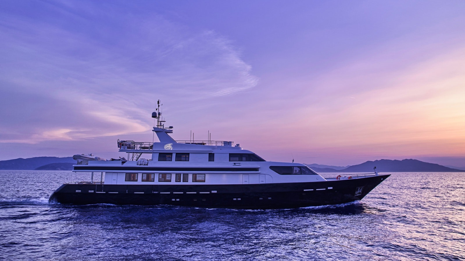 a boat in the water aboard GELLY Yacht for Charter
