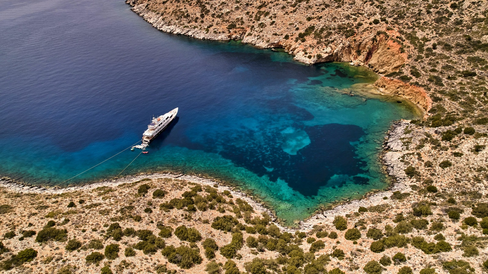 a boat on the water aboard GELLY Yacht for Charter