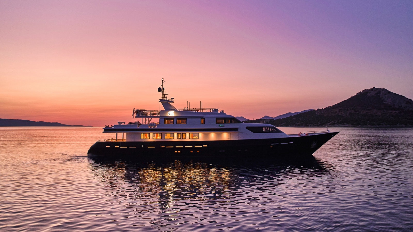 a boat on the water aboard GELLY Yacht for Charter