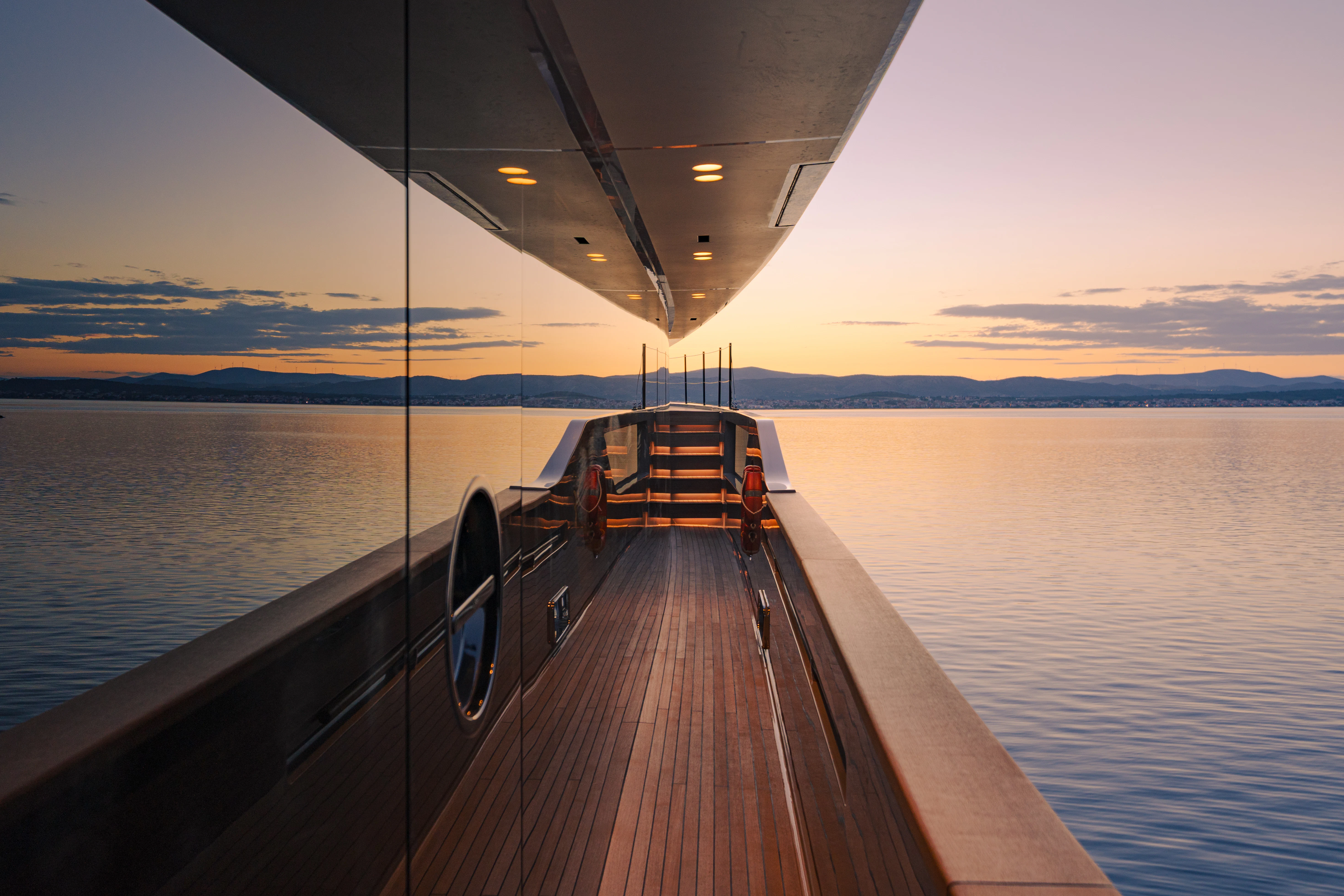 a boat on the water aboard AZZURRI Yacht for Charter