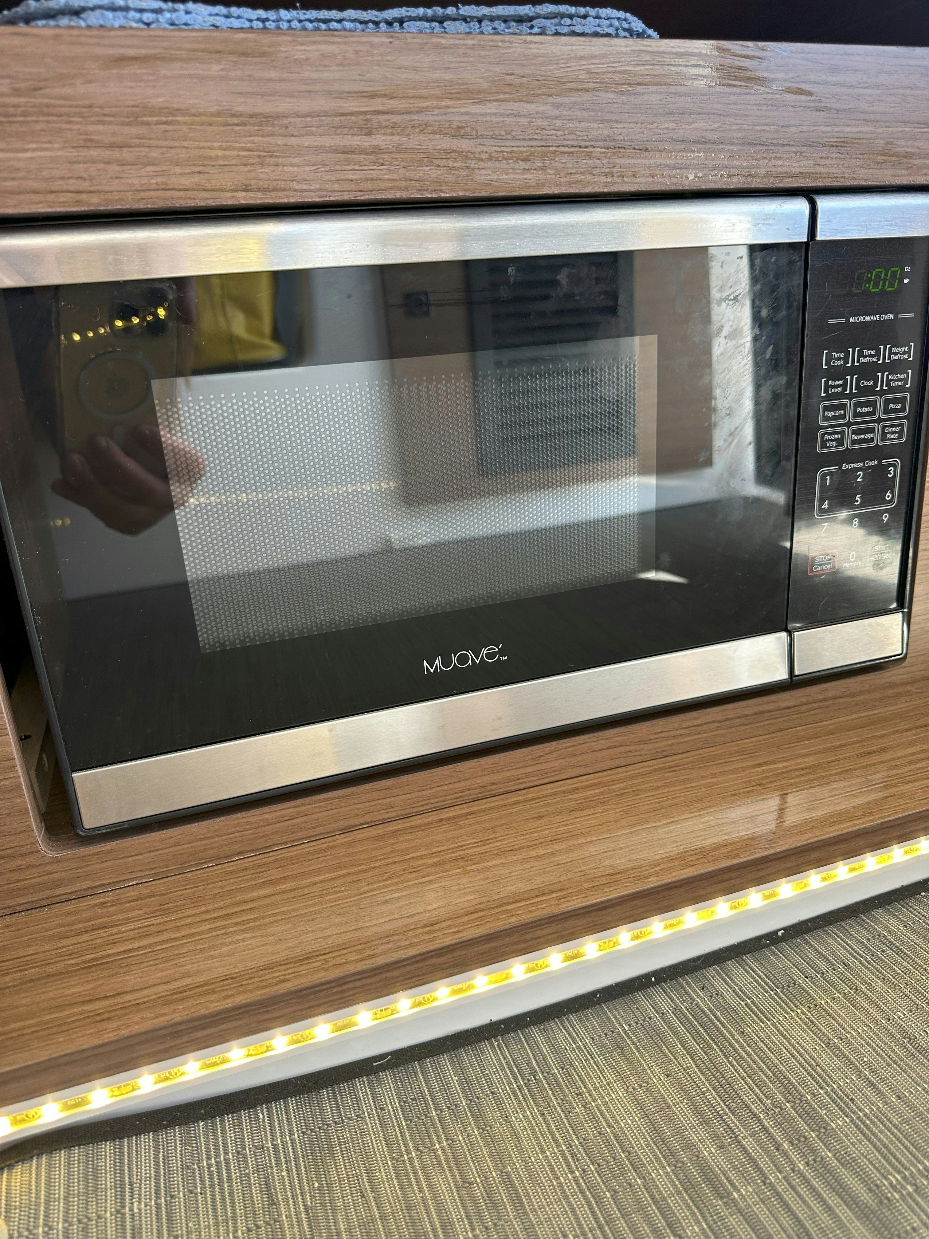 a close-up of a tv aboard DESTINATION UNKNOWN II Yacht for Sale