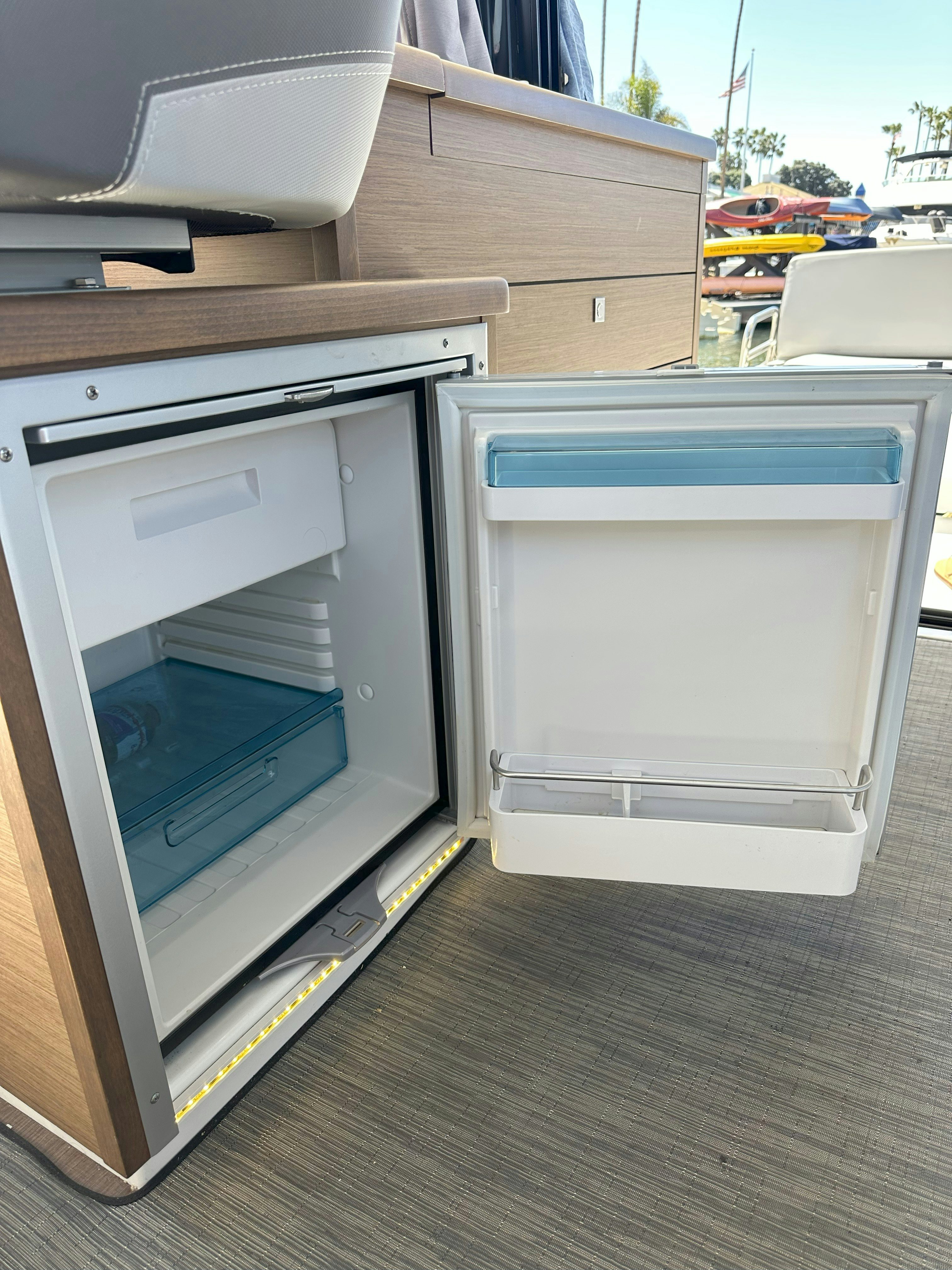 a white machine with a vent aboard DESTINATION UNKNOWN II Yacht for Sale