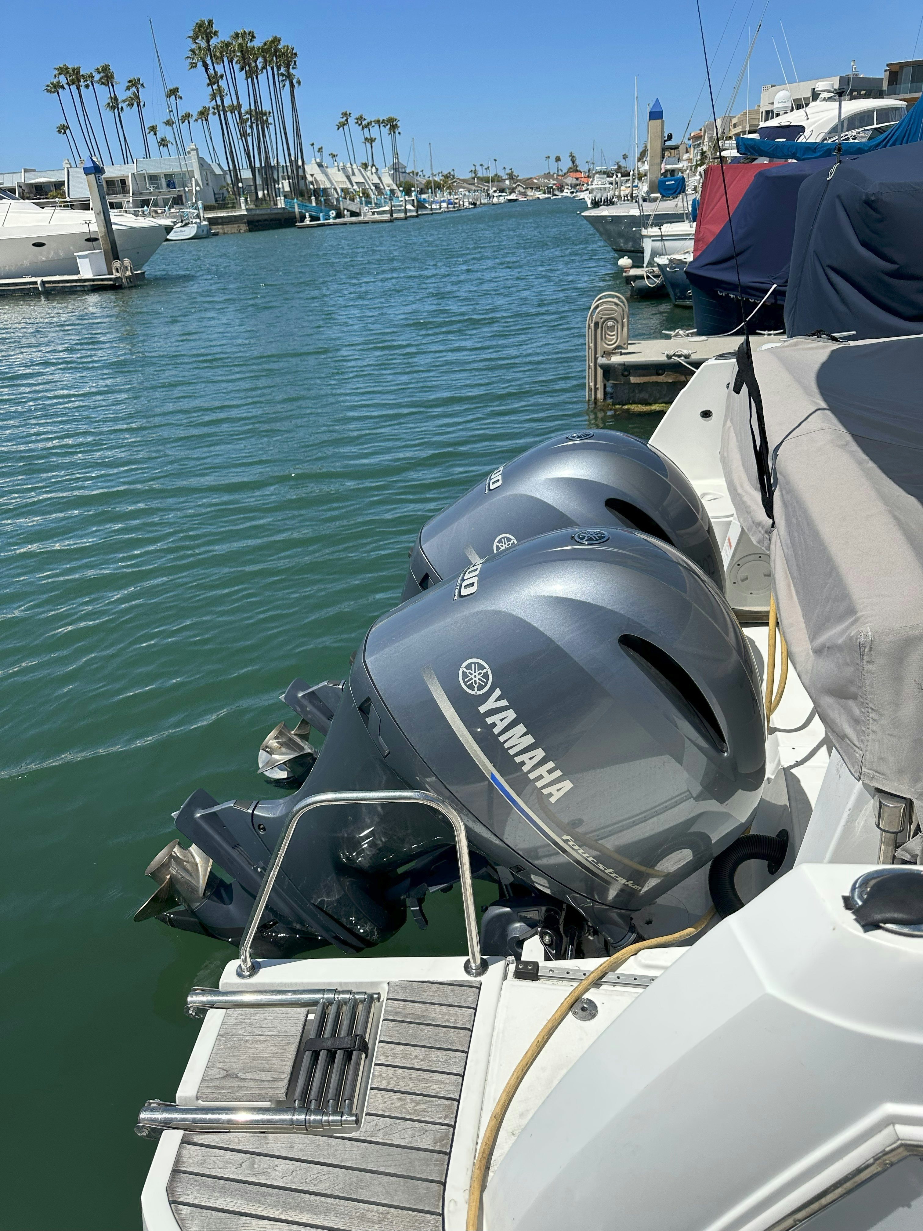 a boat in the water aboard DESTINATION UNKNOWN II Yacht for Sale