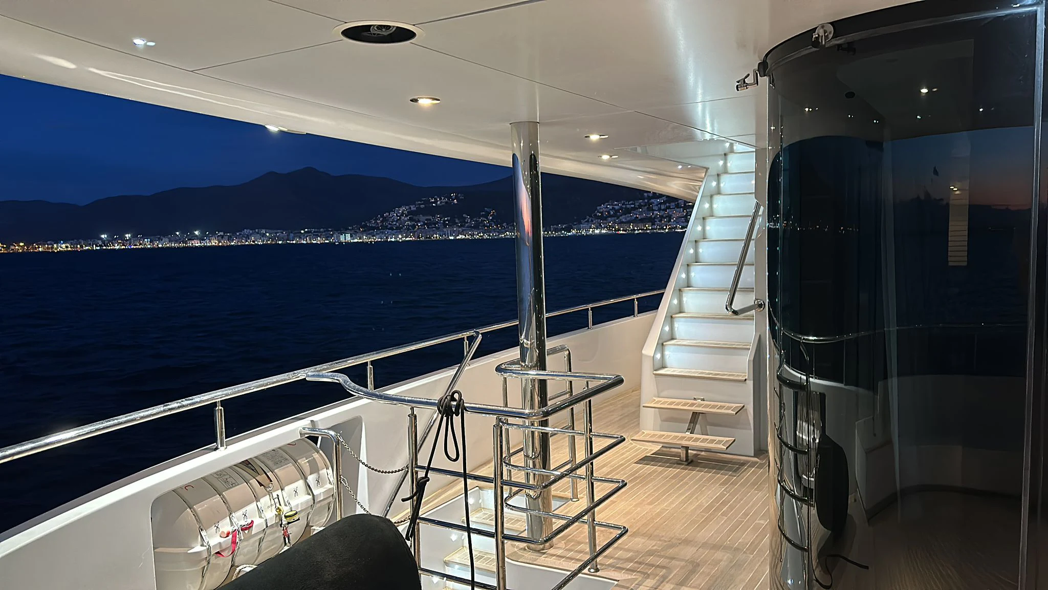 a boat on the water aboard SHU U RITE Yacht for Sale