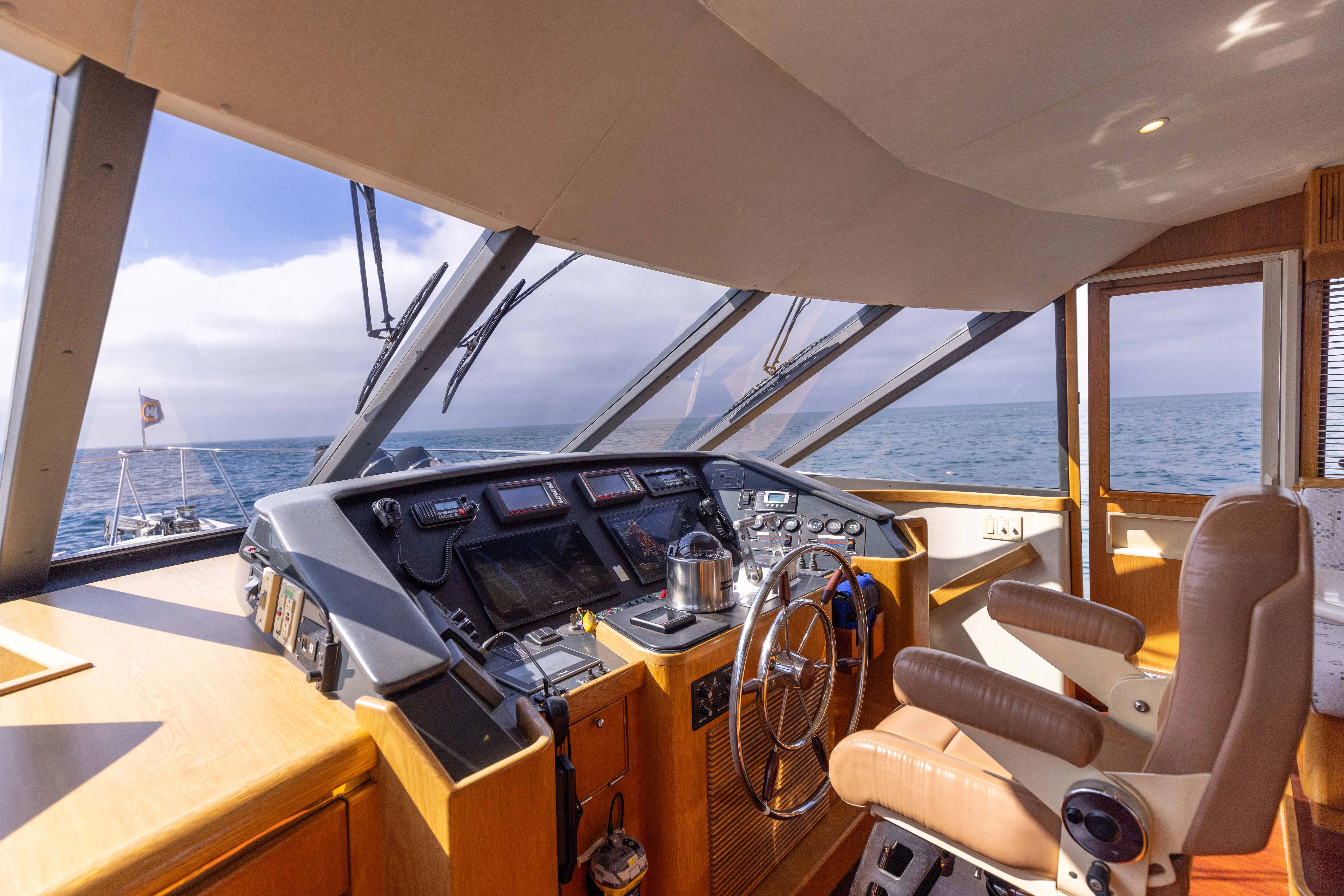inside of a boat aboard 3TEN Yacht for Sale