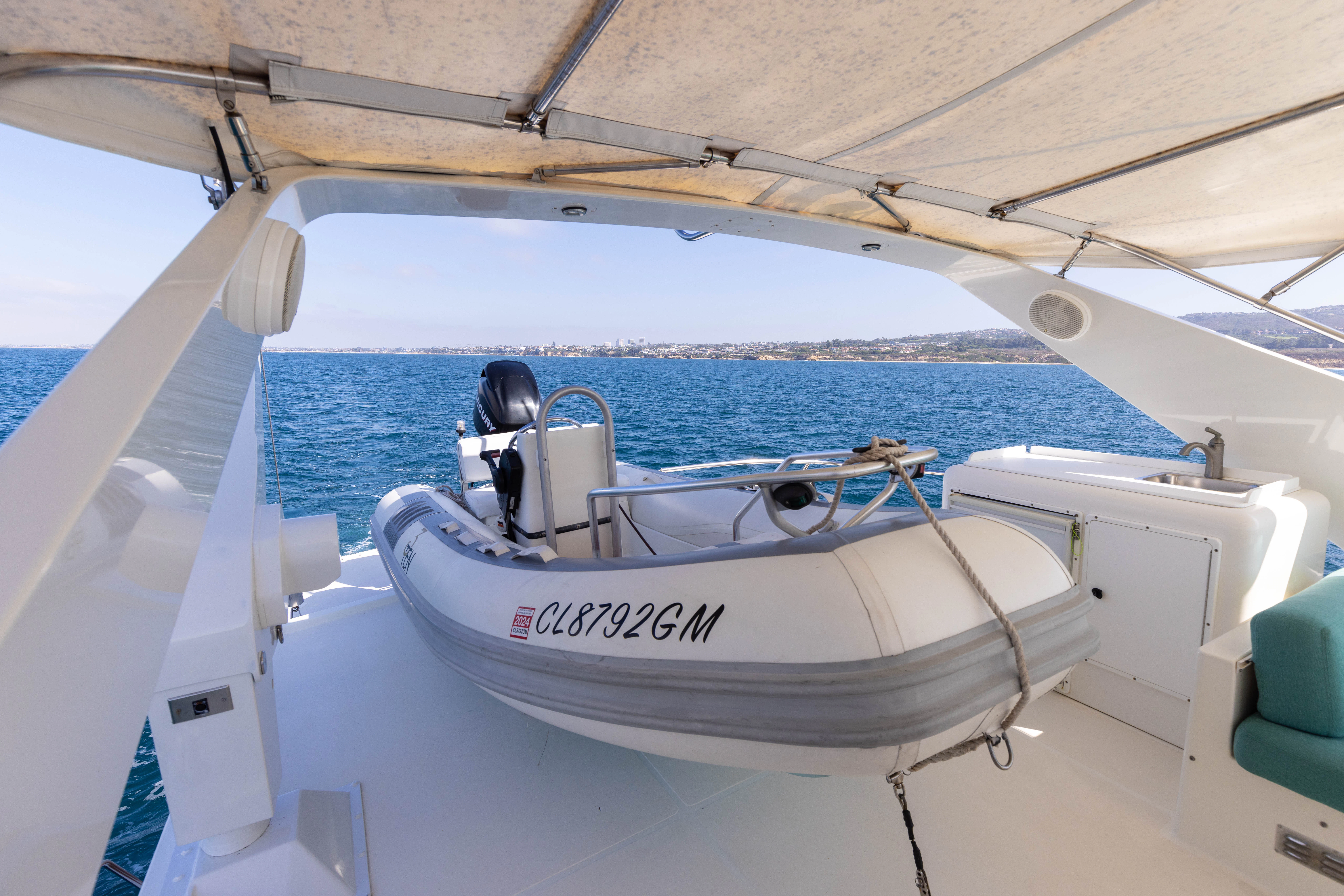 a boat on the water aboard 3TEN Yacht for Sale