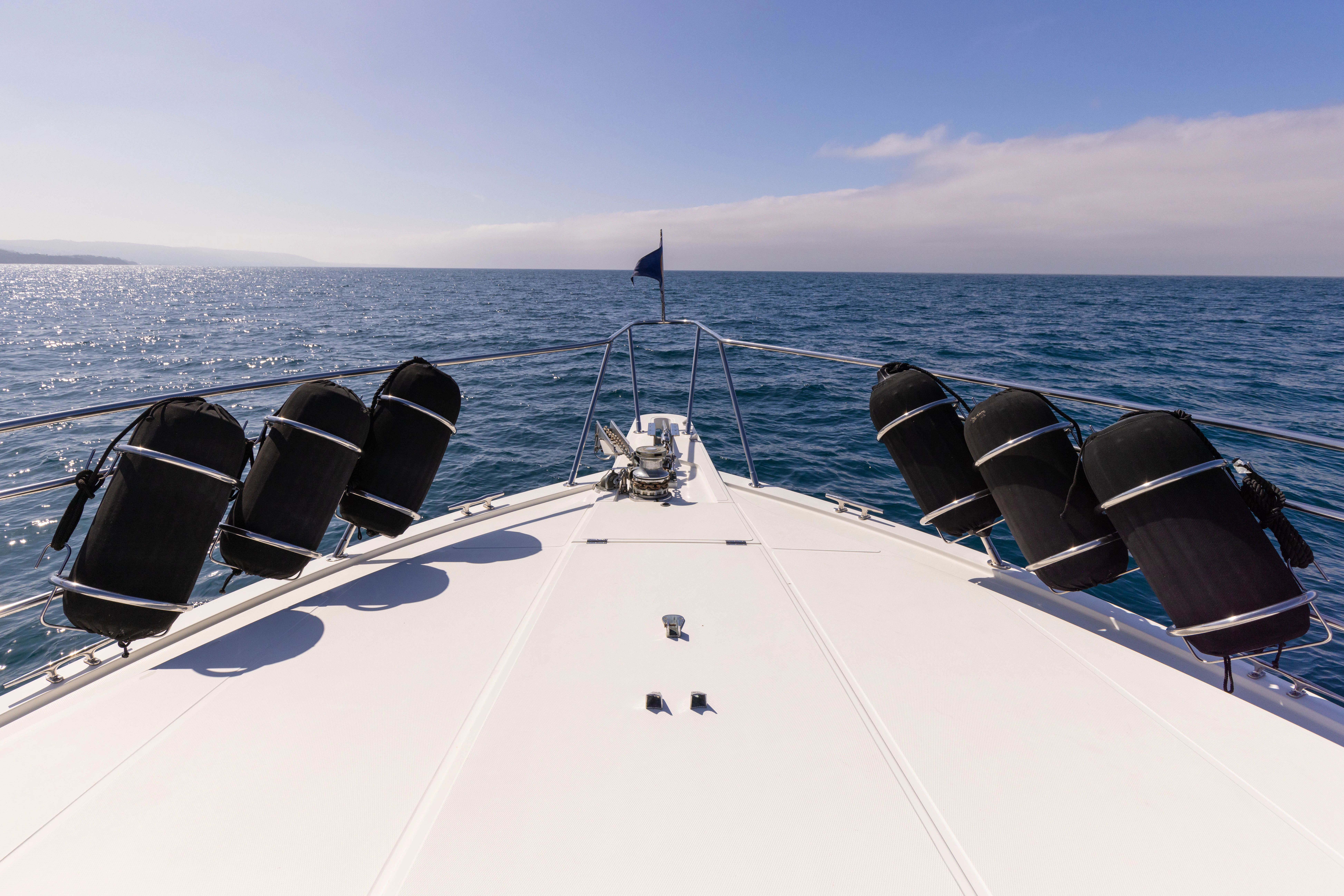 a boat on the water aboard 3TEN Yacht for Sale