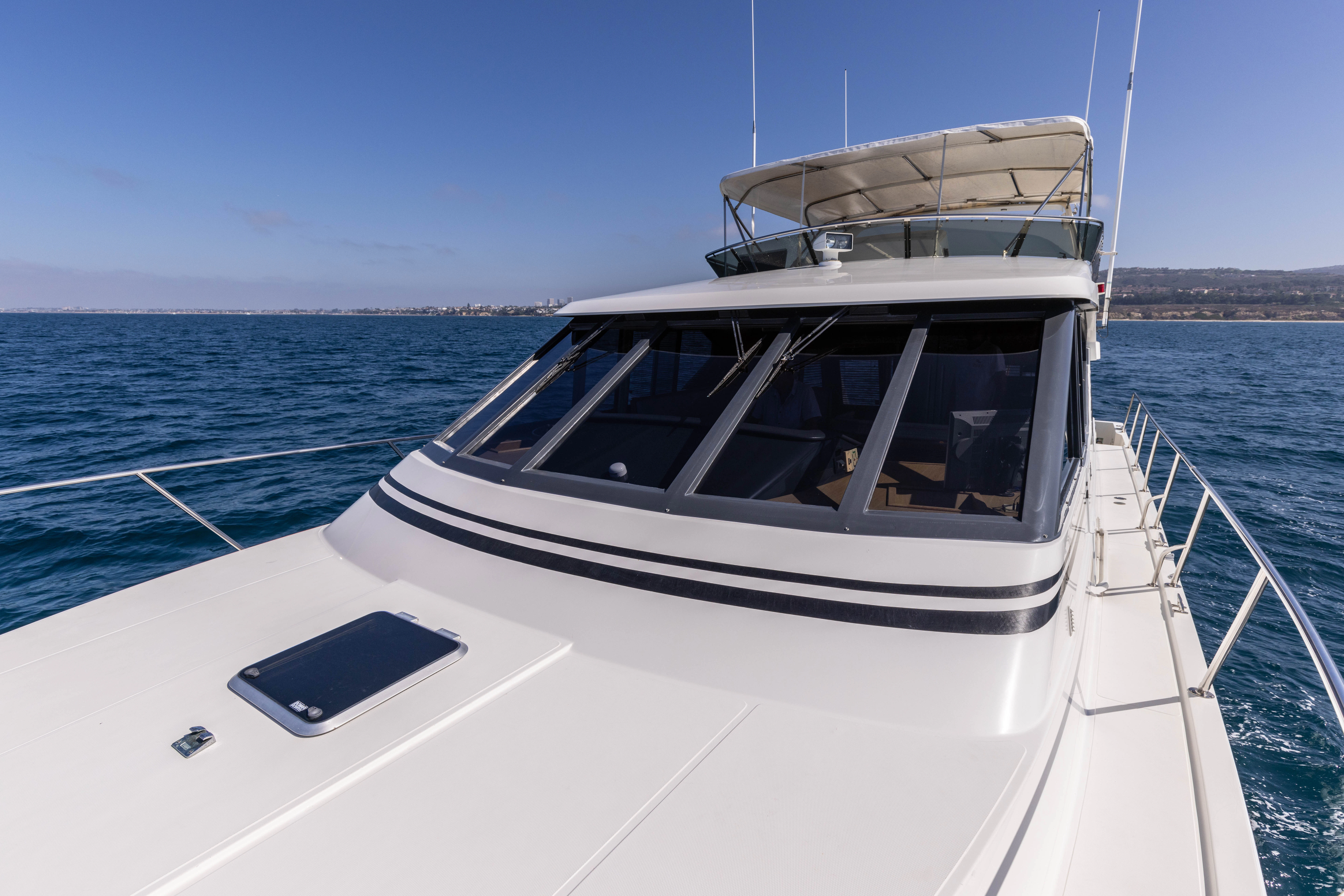 a boat on the water aboard 3TEN Yacht for Sale
