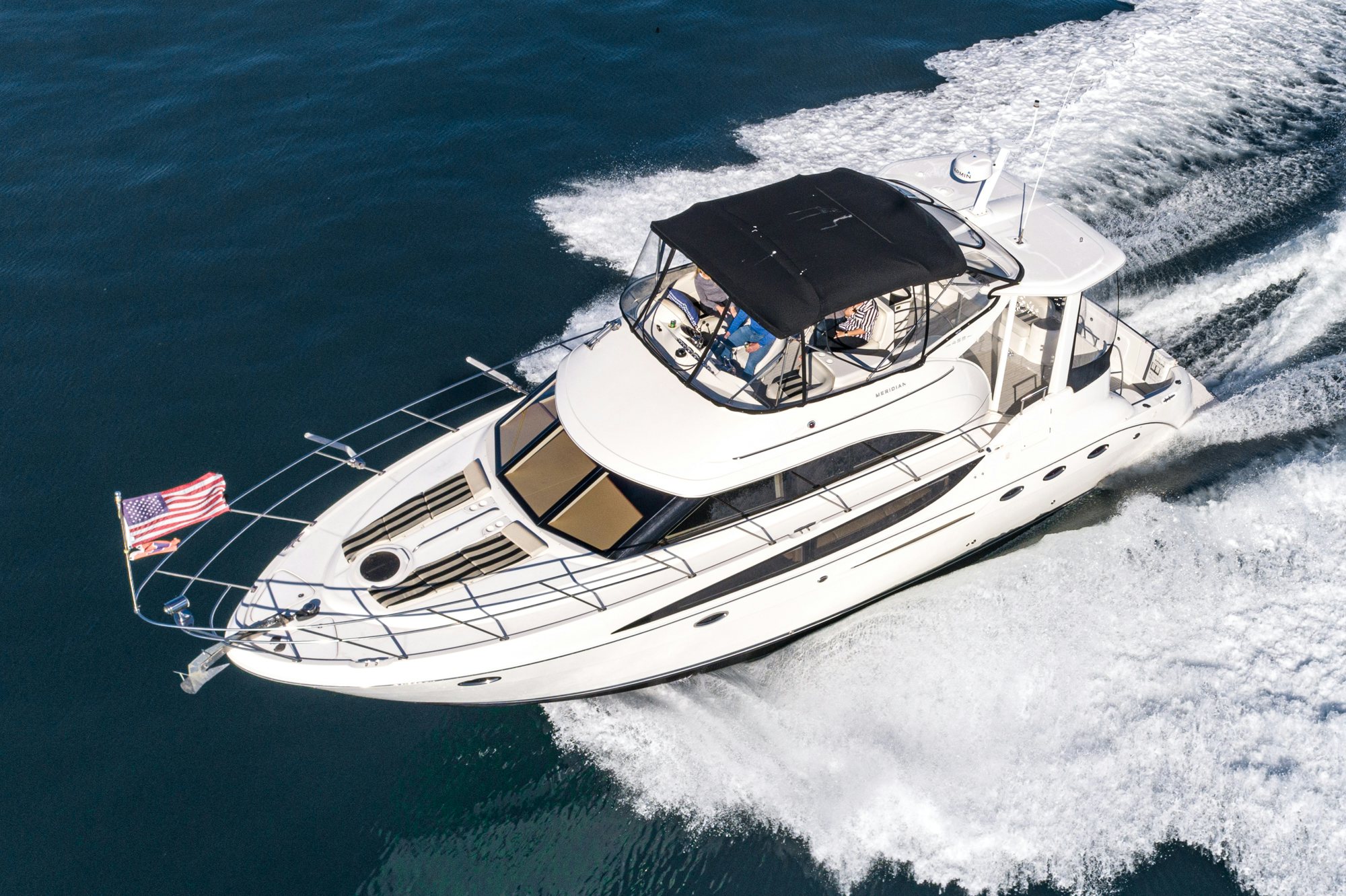 a boat on the water aboard THE SEA IS FOR ME Yacht for Sale