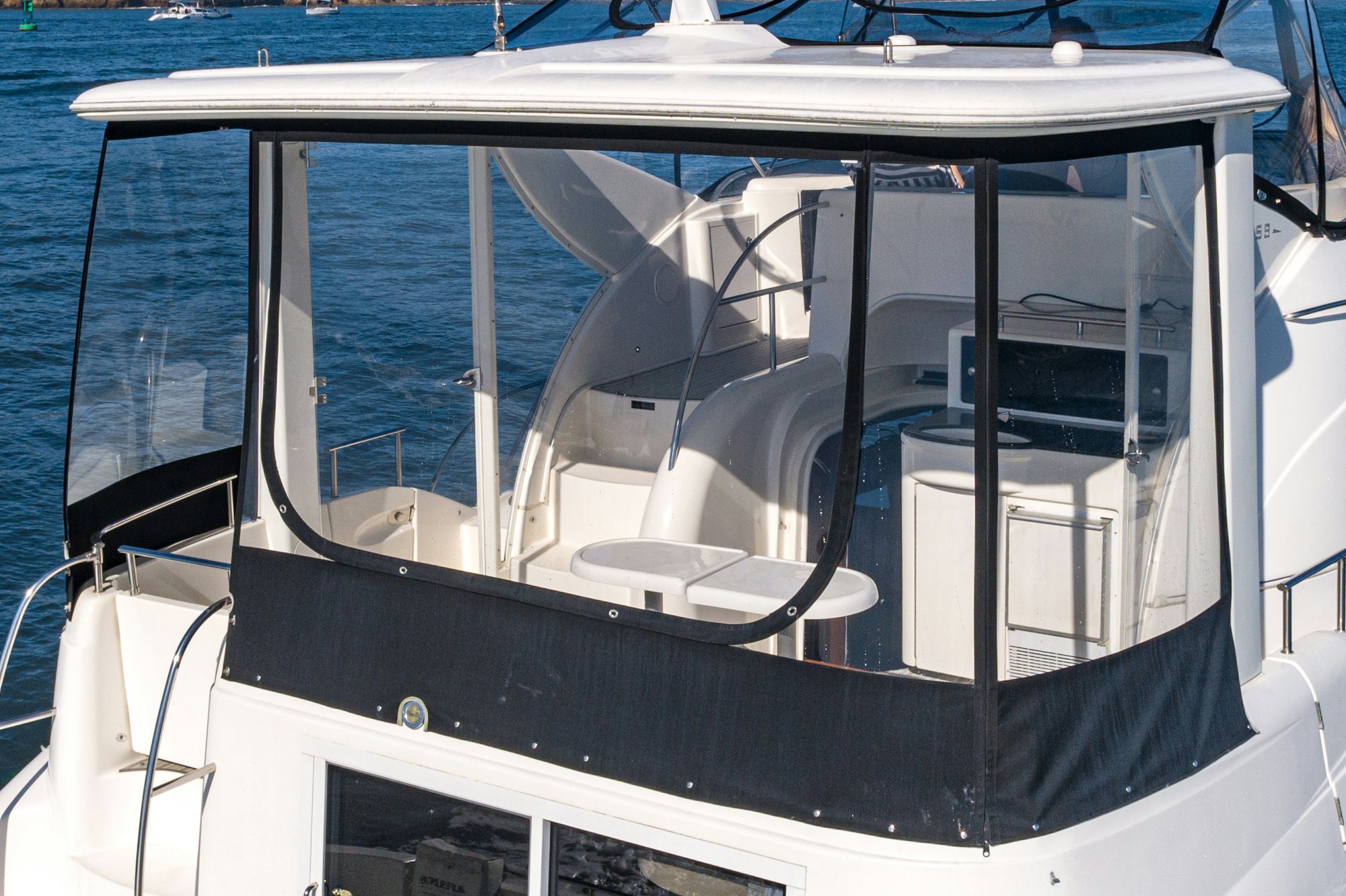 a boat on the water aboard THE SEA IS FOR ME Yacht for Sale