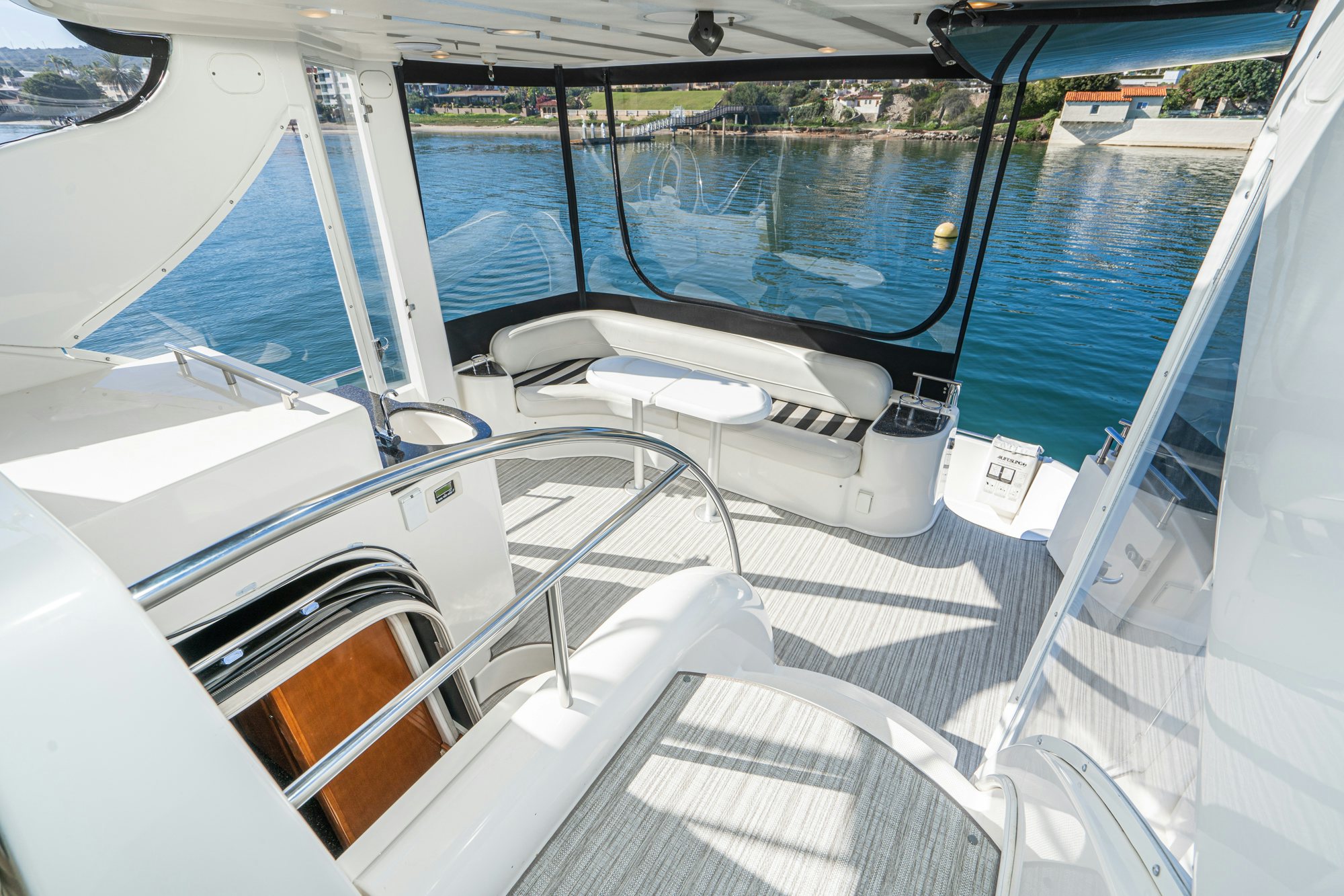 a boat on the water aboard THE SEA IS FOR ME Yacht for Sale