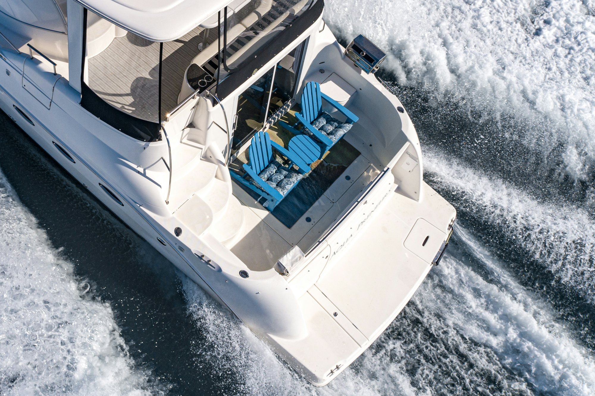 a boat on the water aboard THE SEA IS FOR ME Yacht for Sale