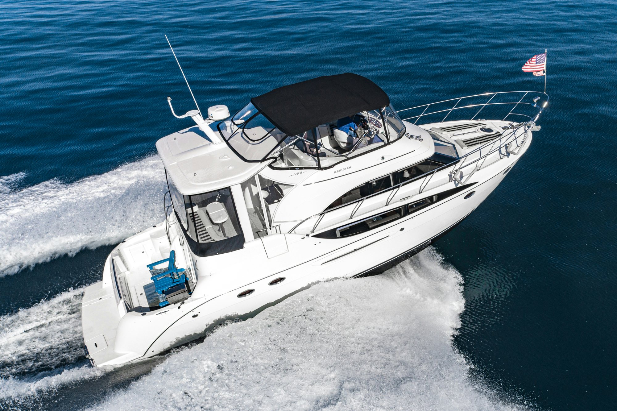 a boat on the water aboard THE SEA IS FOR ME Yacht for Sale