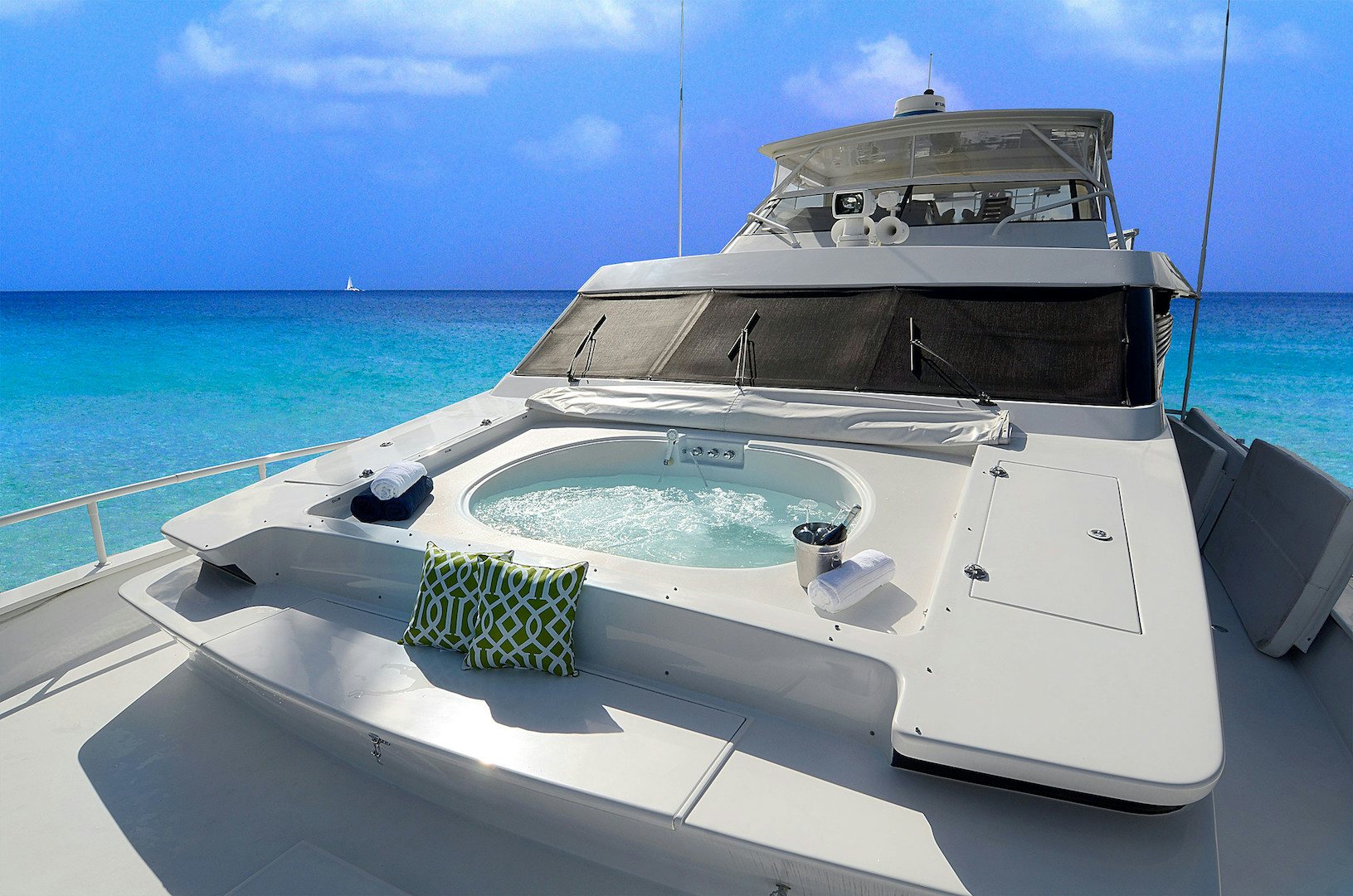 a boat on the water aboard SUITE LIFE Yacht for Sale