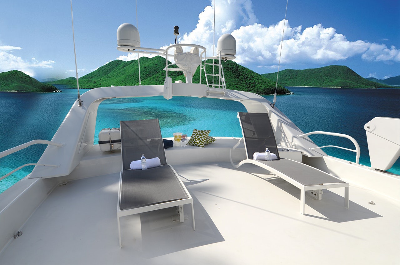 a boat on the water aboard SUITE LIFE Yacht for Sale