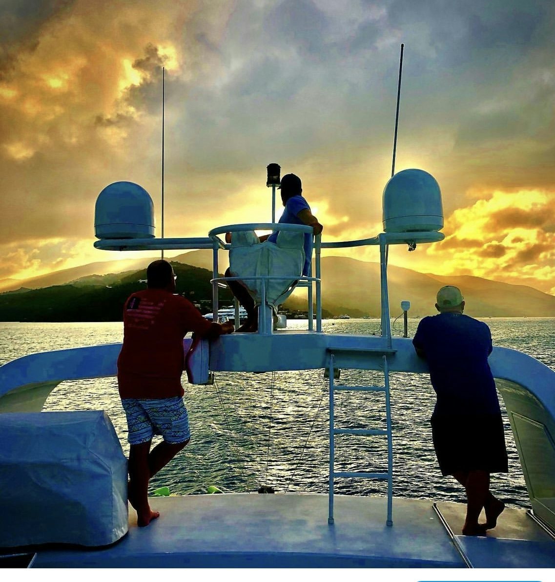 a group of people standing on a boat in the water aboard SUITE LIFE Yacht for Sale