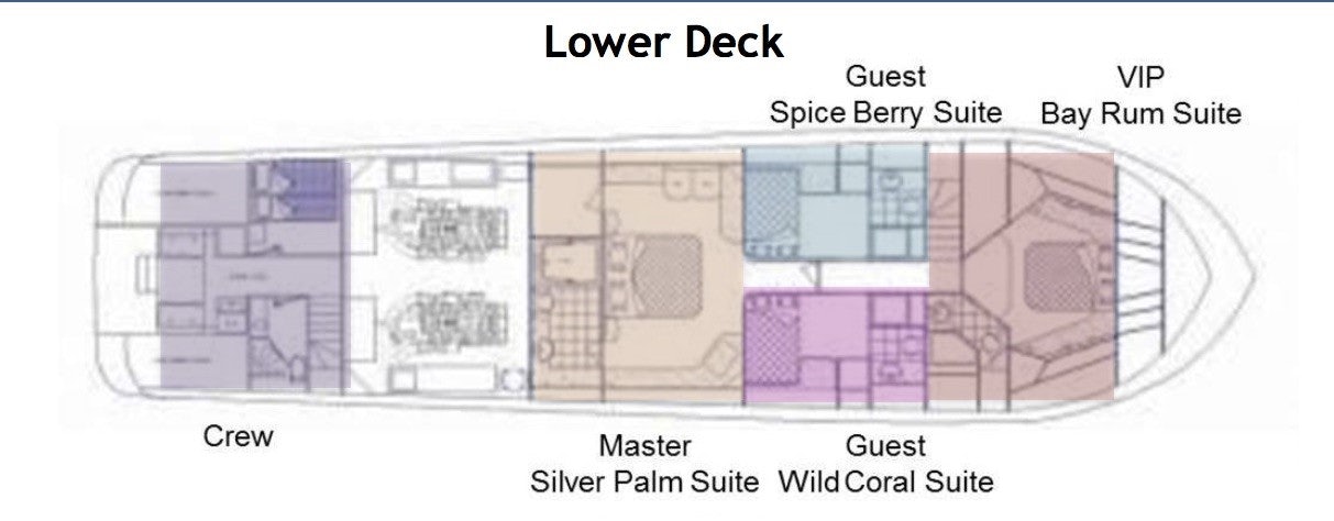 a diagram of a building aboard SUITE LIFE Yacht for Sale