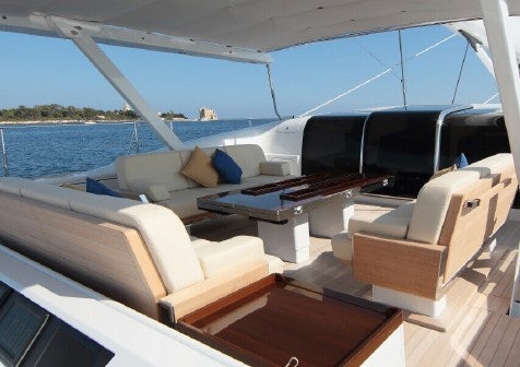 inside of a boat aboard MIRASOL Yacht for Sale