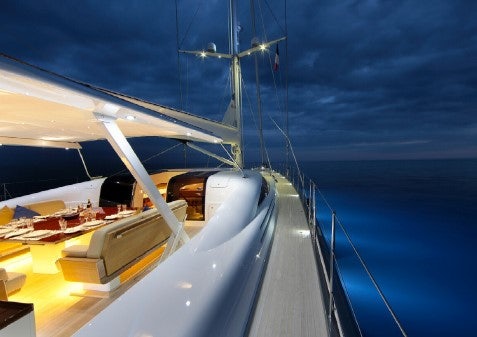 a boat on the water aboard MIRASOL Yacht for Sale