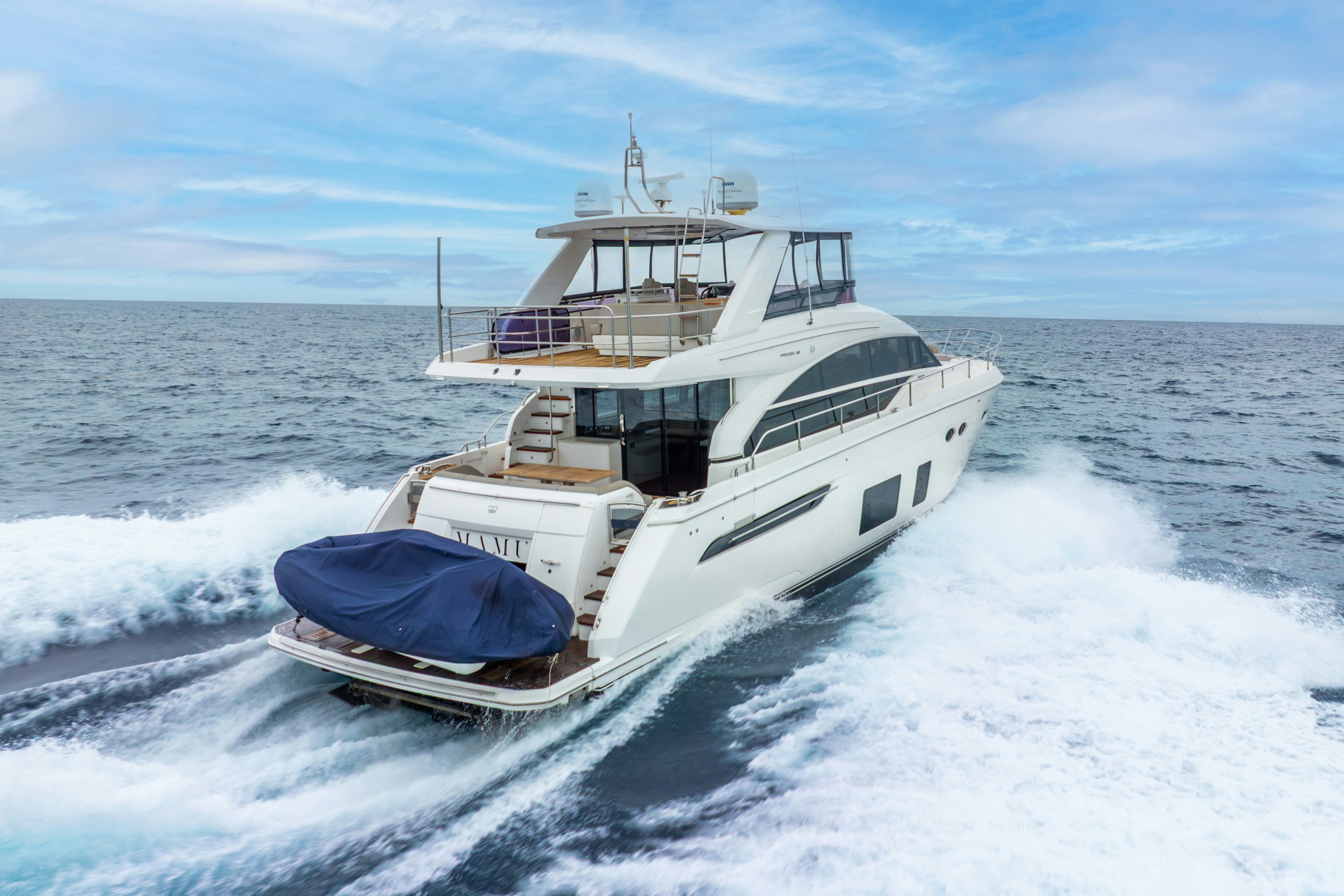 a boat on the water aboard MAMU Yacht for Sale
