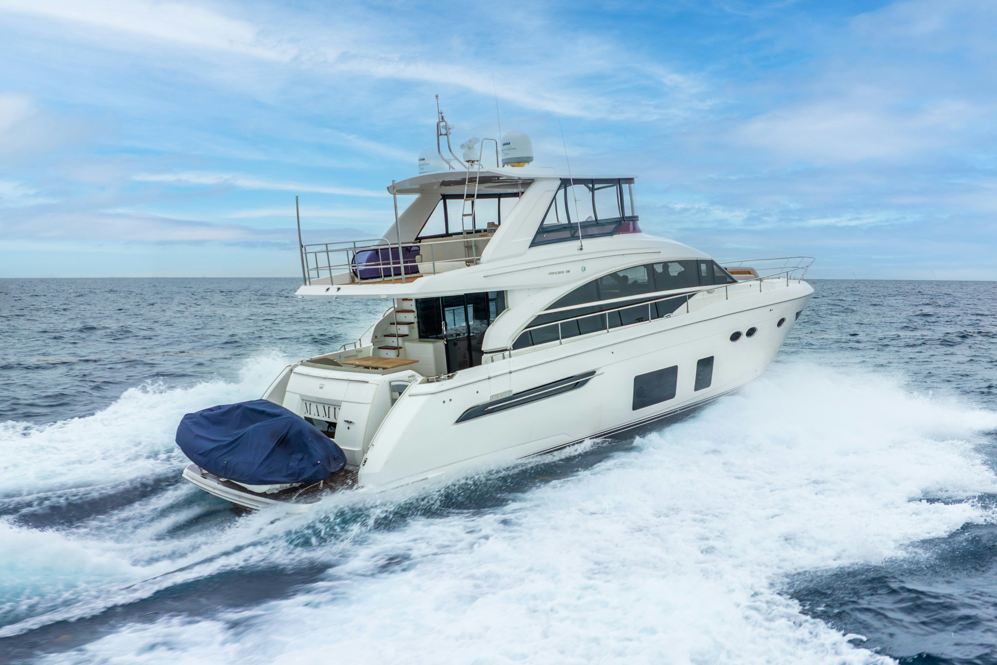 a boat in the water aboard MAMU Yacht for Sale