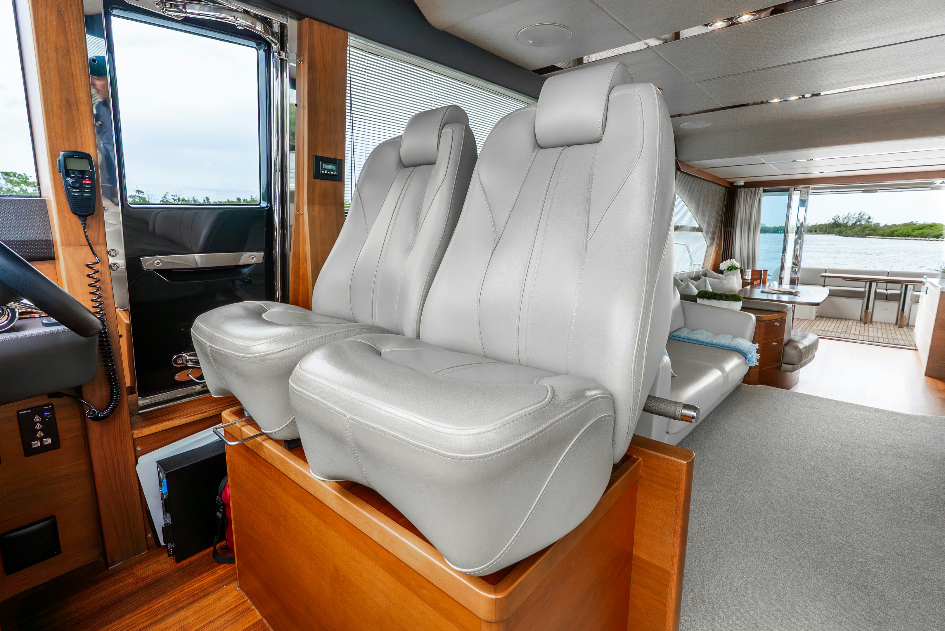 a seat on a bus aboard MAMU Yacht for Sale