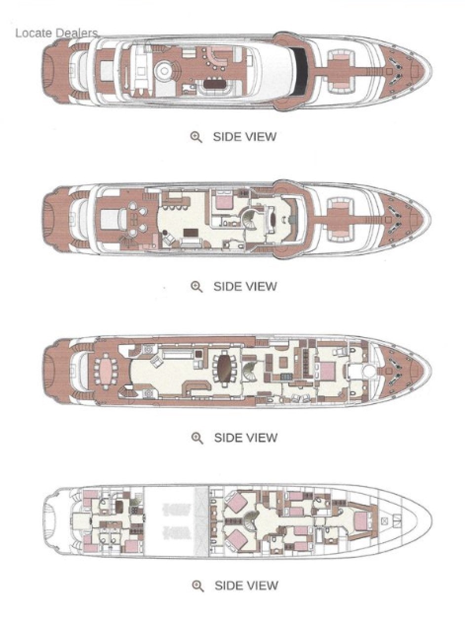 diagram aboard HOMECOMING Yacht for Sale