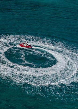 a boat in the ocean aboard RELENTLESS Yacht for Charter