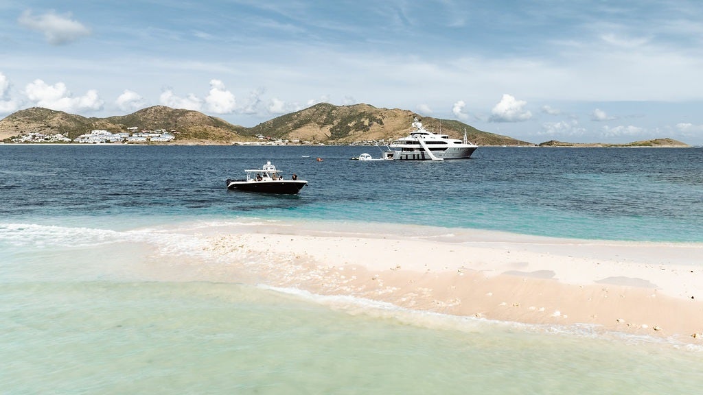 boats in the water aboard LADY BETH Yacht for Charter