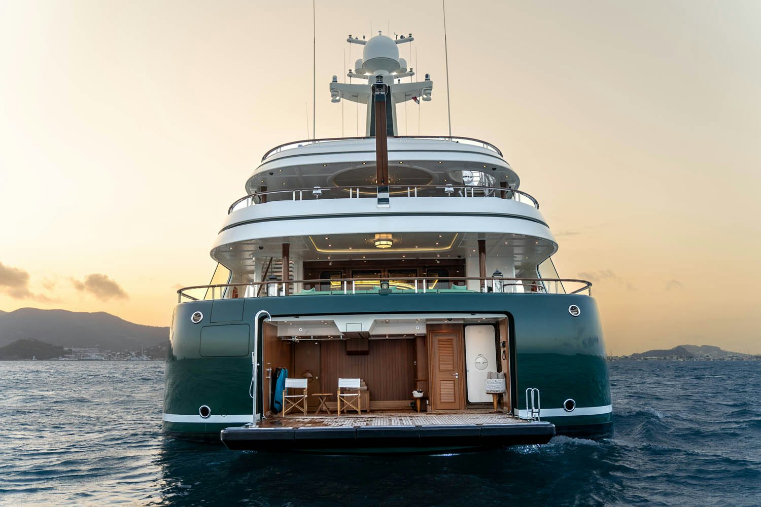a boat on the water aboard SEA OWL Yacht for Charter