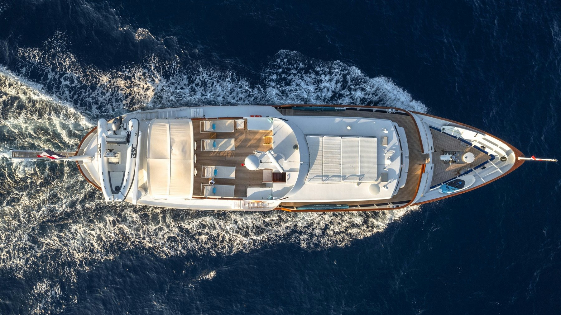 a space ship on a planet aboard AMMIRAGLIO Yacht for Sale