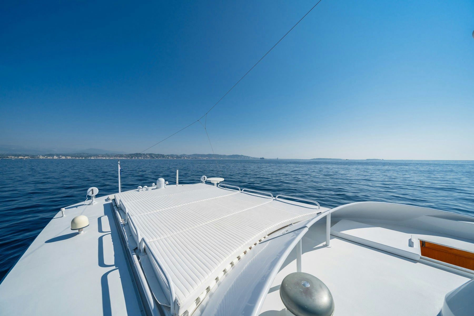 a boat on the water aboard AMMIRAGLIO Yacht for Sale