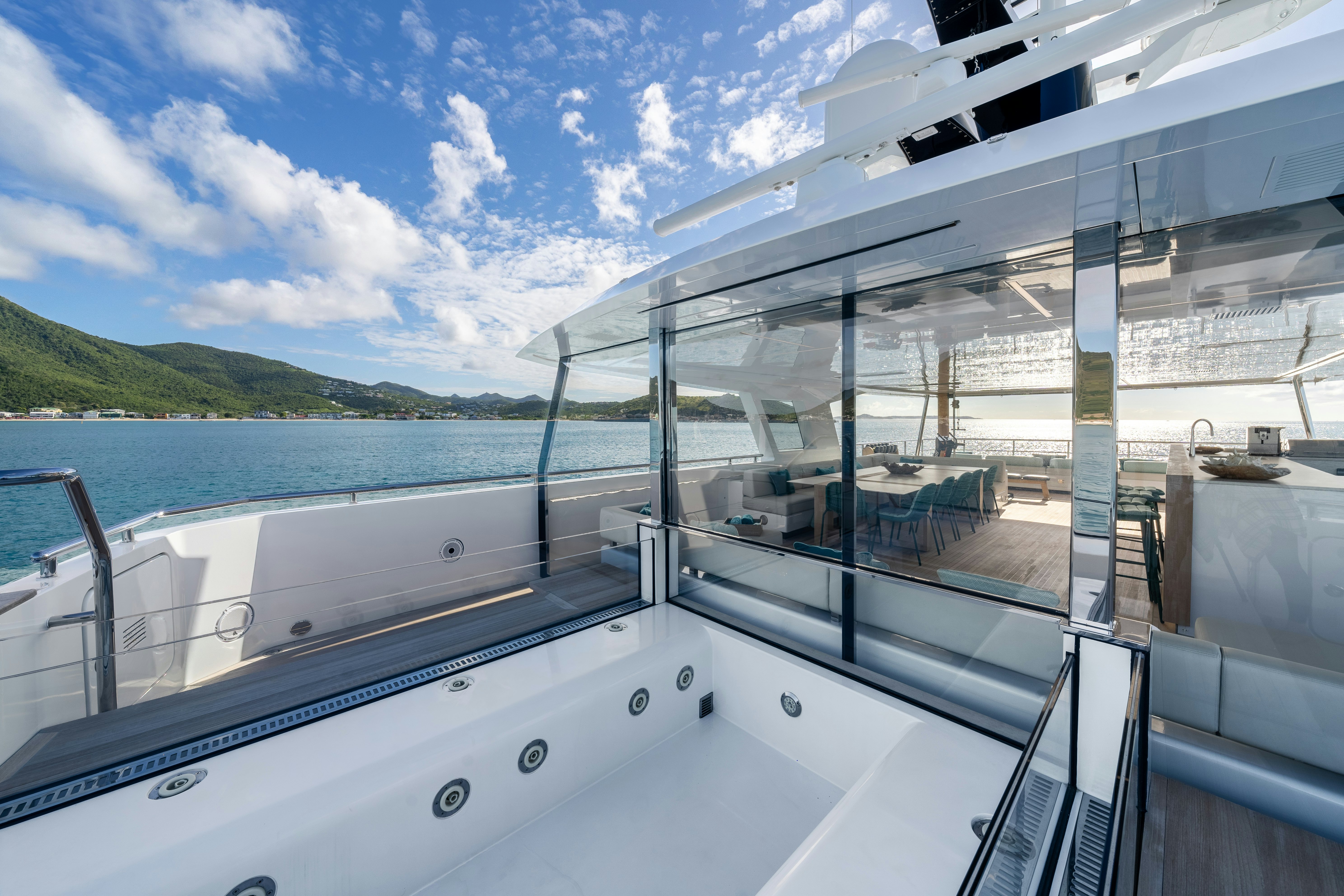 a boat on the water aboard EMOCEAN Yacht for Sale