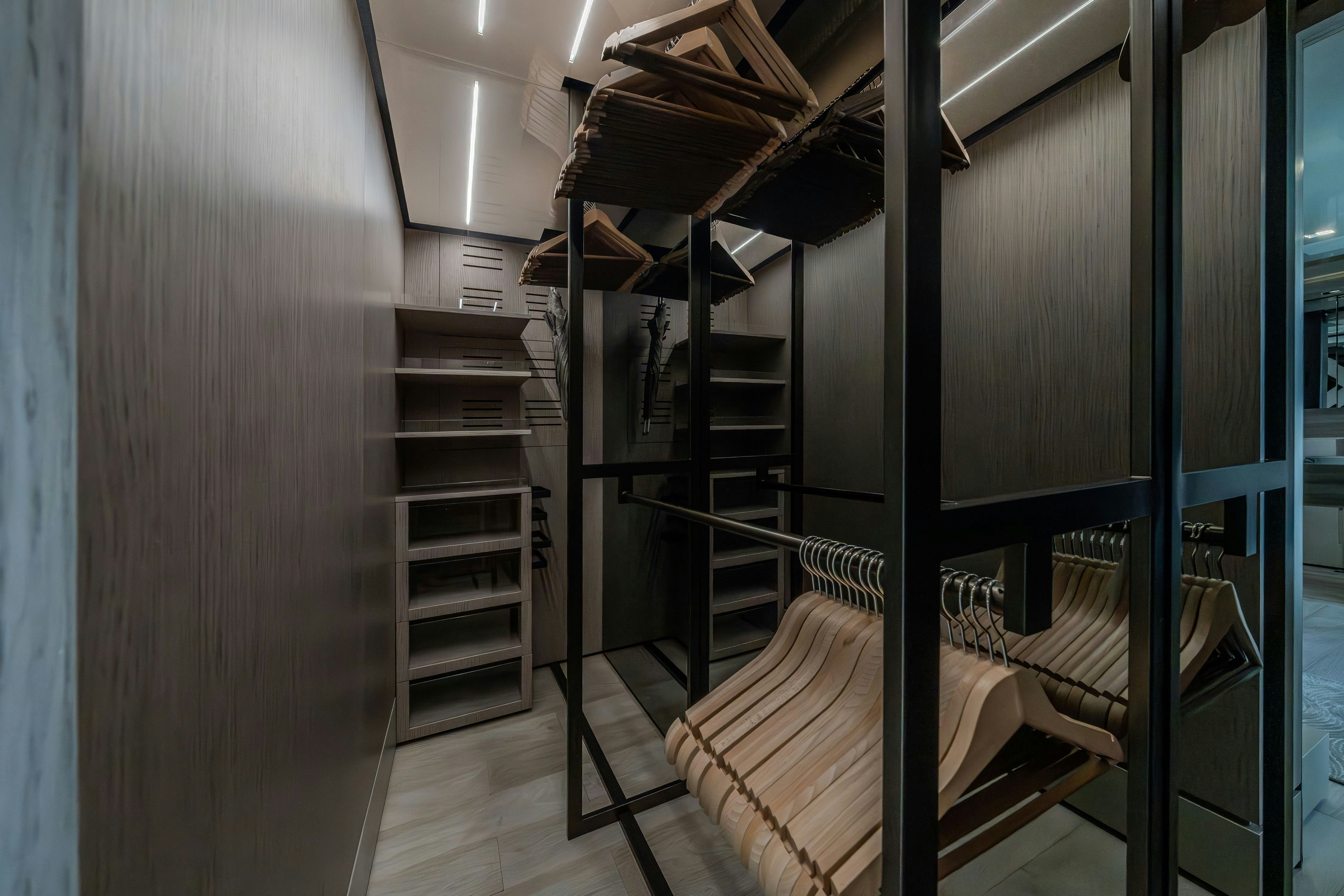 a room with bunk beds aboard EMOCEAN Yacht for Sale