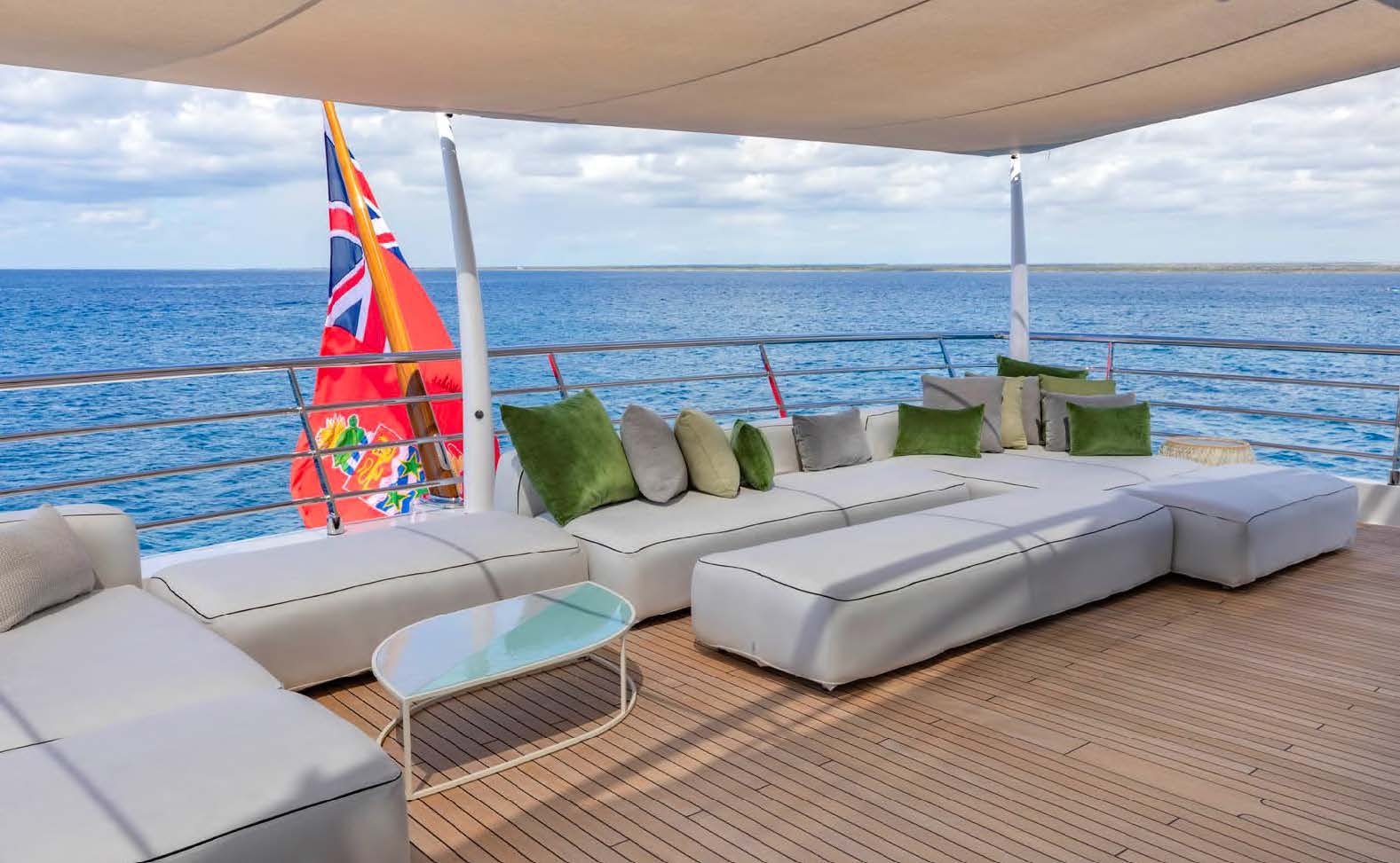 a boat on the water aboard MOONSTONE Yacht for Sale