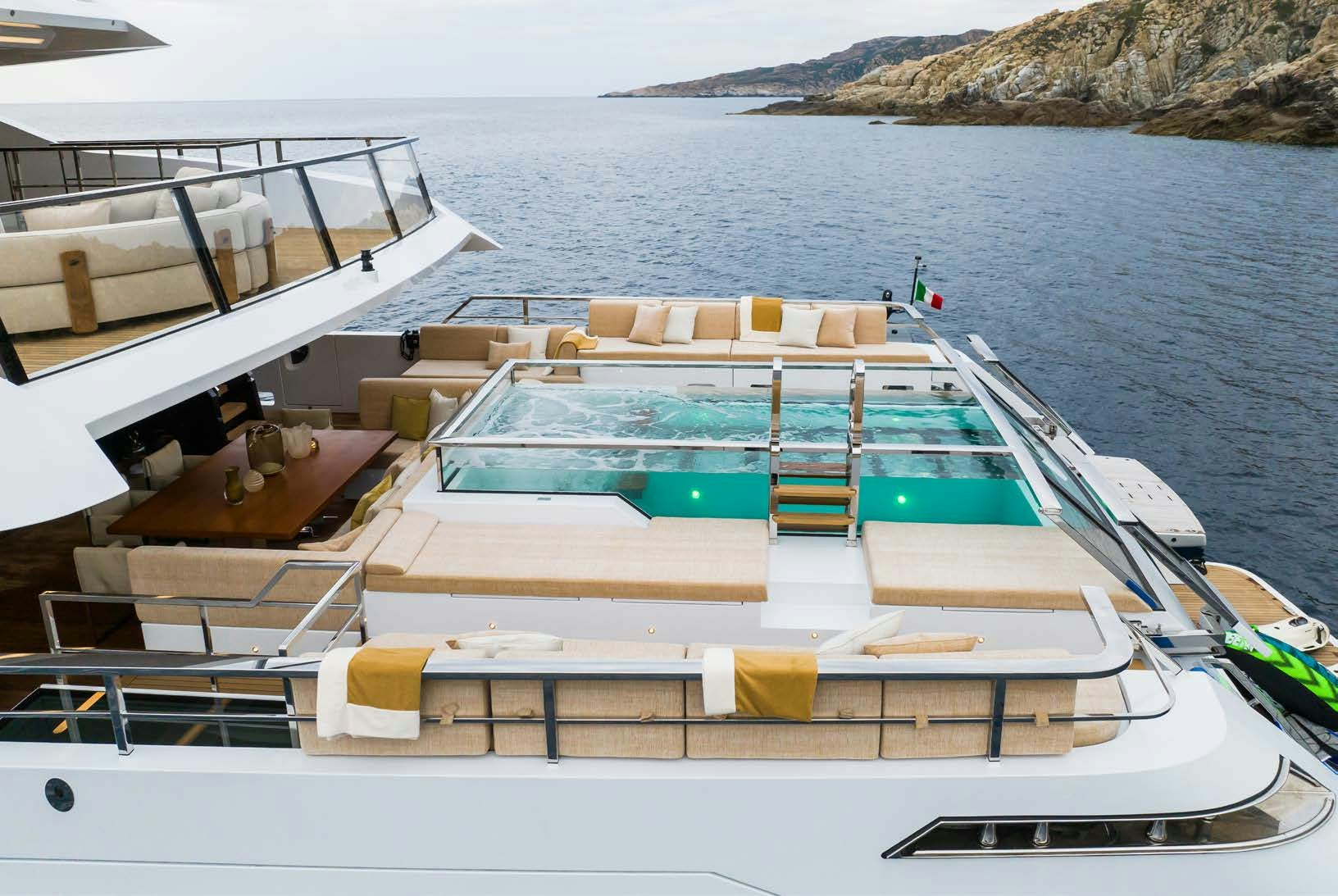 a boat on the water aboard R.M.F Yacht for Charter