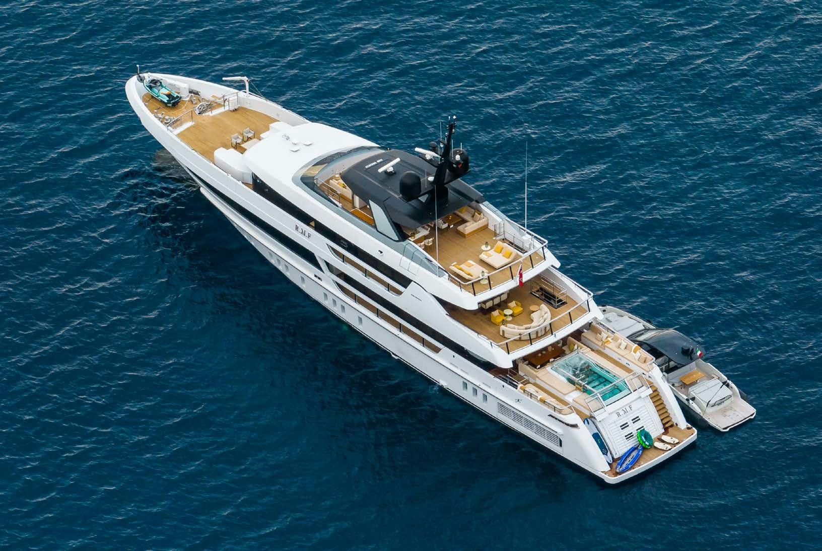 a boat in the water aboard R.M.F Yacht for Charter