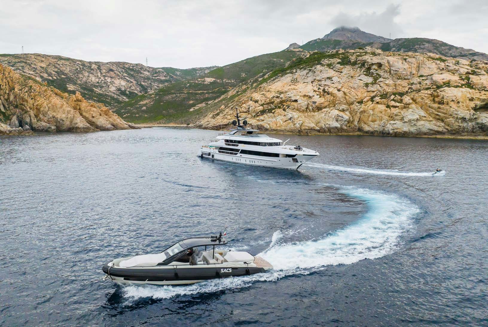 a boat on the water aboard R.M.F Yacht for Charter